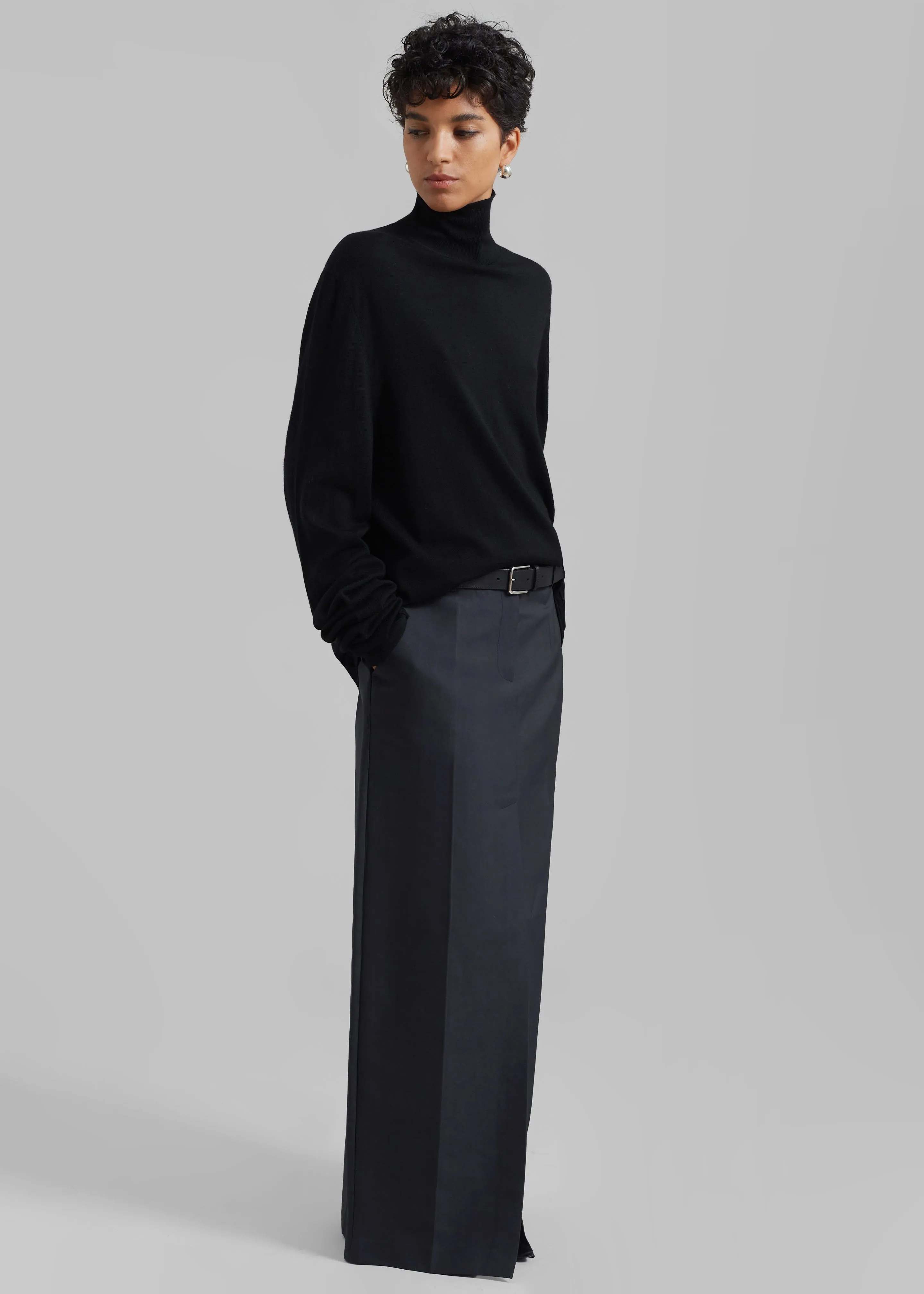 Carley Long Skirt - Charcoal sold by Frankie Shop product image thumbnail 3