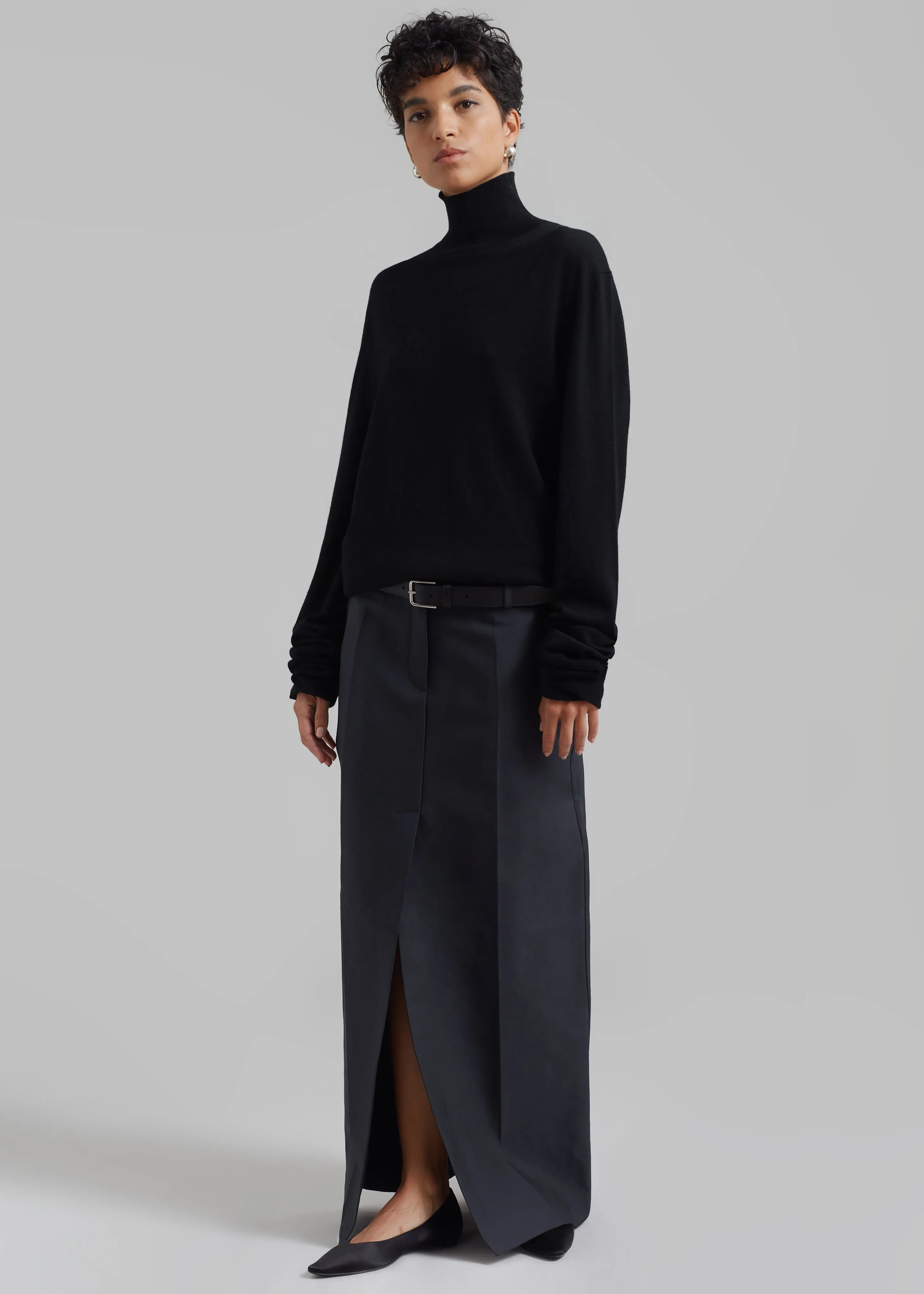 Carley Long Skirt - Charcoal sold by Frankie Shop product image thumbnail 5