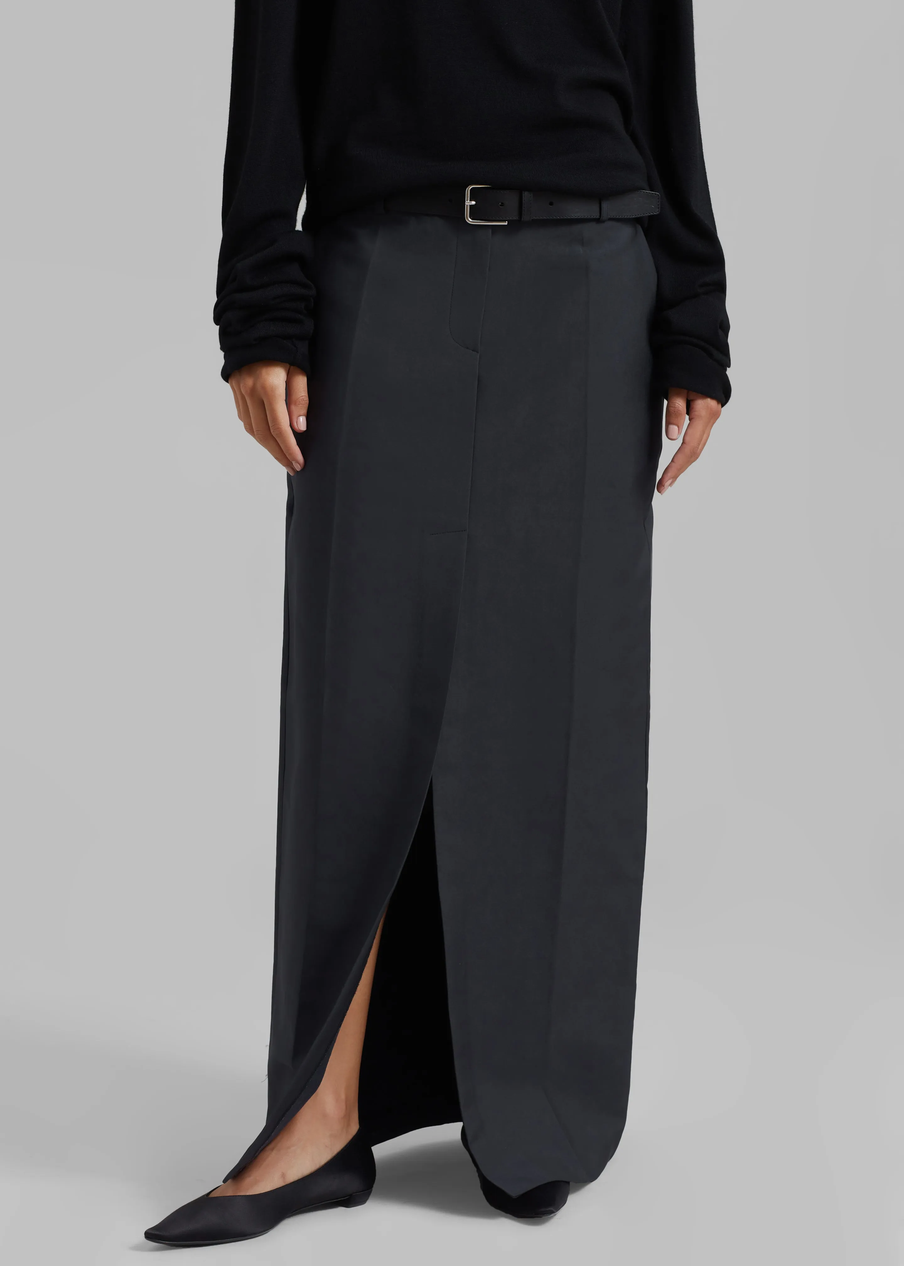 Carley Long Skirt - Charcoal sold by Frankie Shop product image thumbnail 2