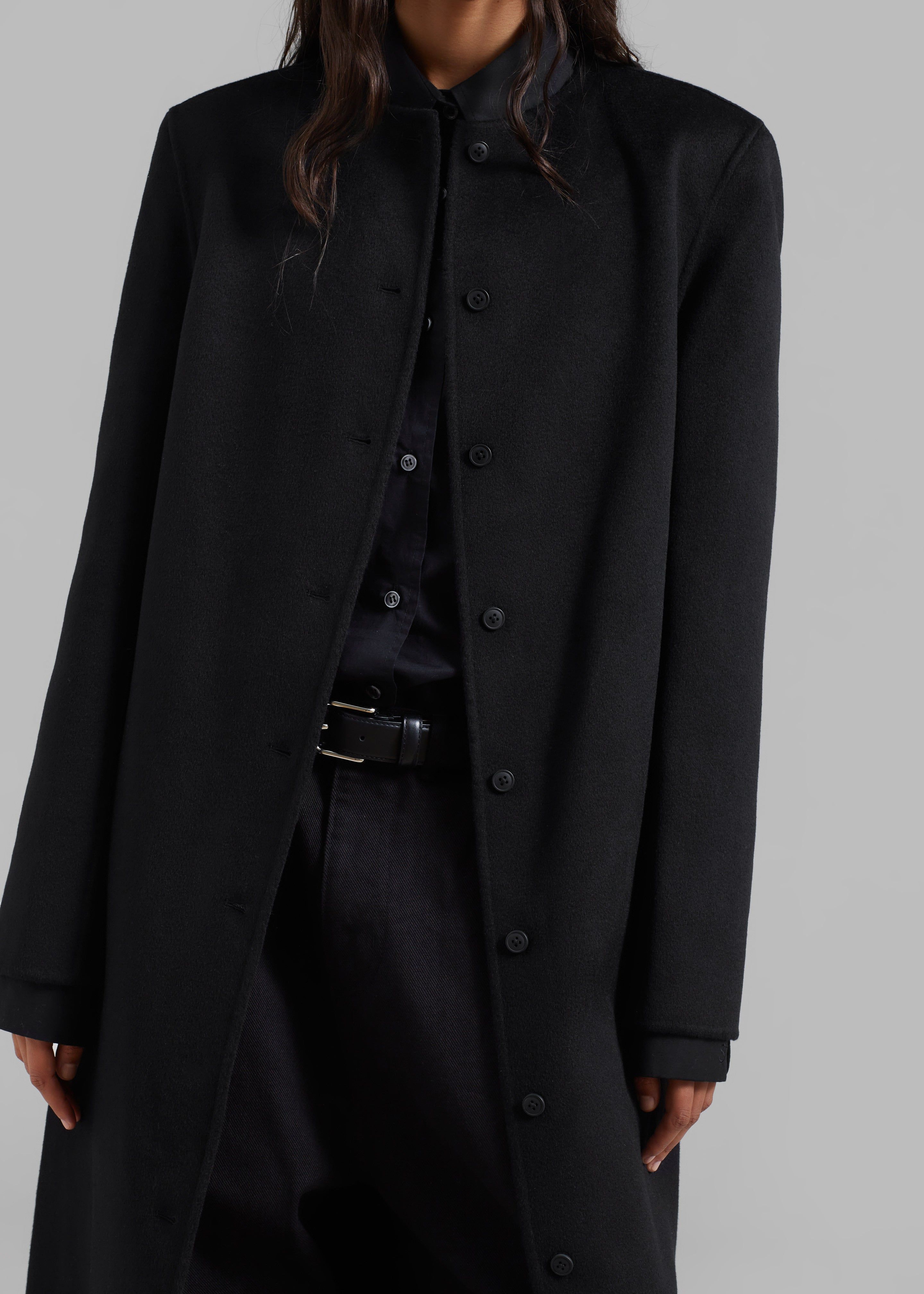 Loulou Studio Martil Long Coat - Black sold by Frankie Shop product image thumbnail 2