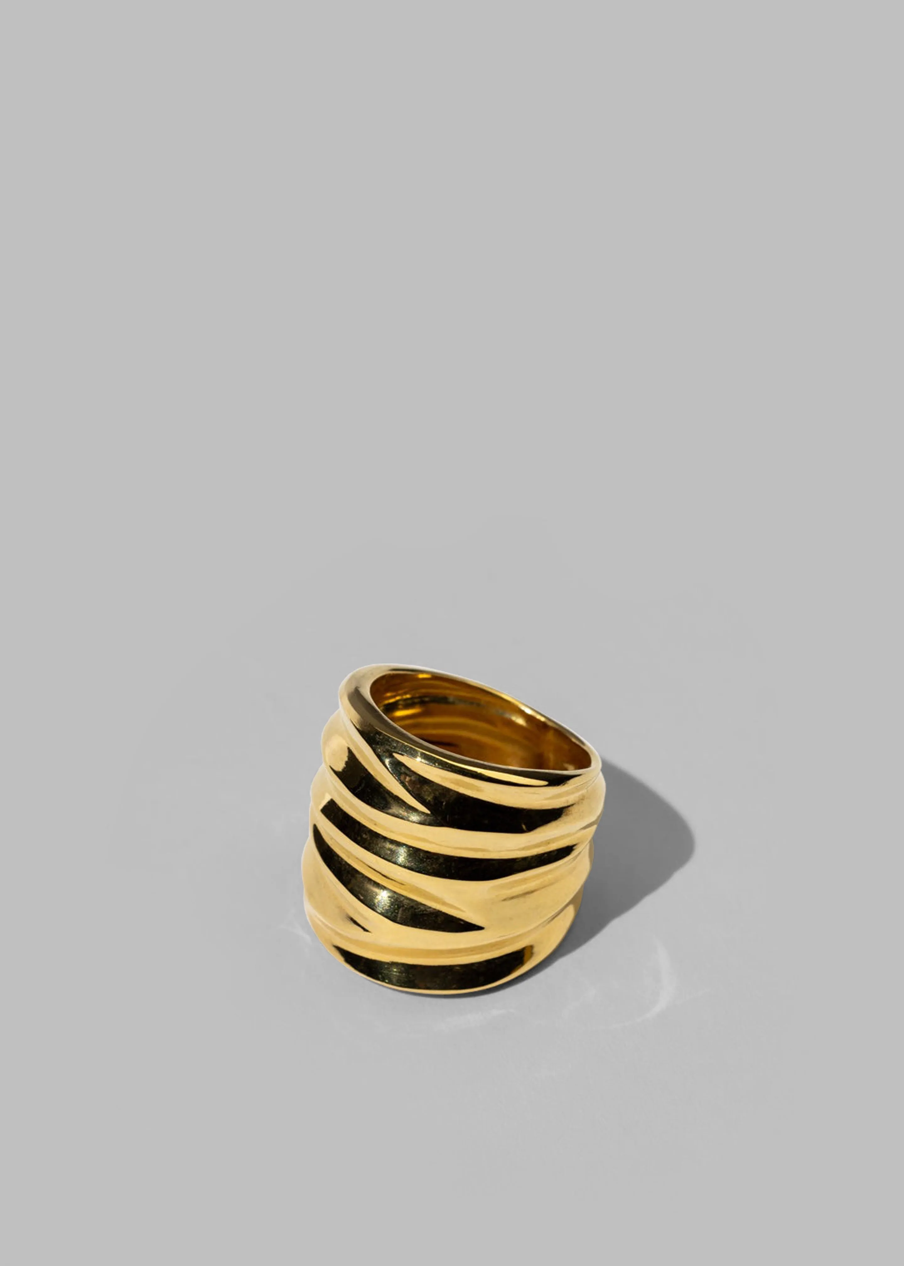 Jasmin Sparrow Torque Ring - Gold sold by Frankie Shop