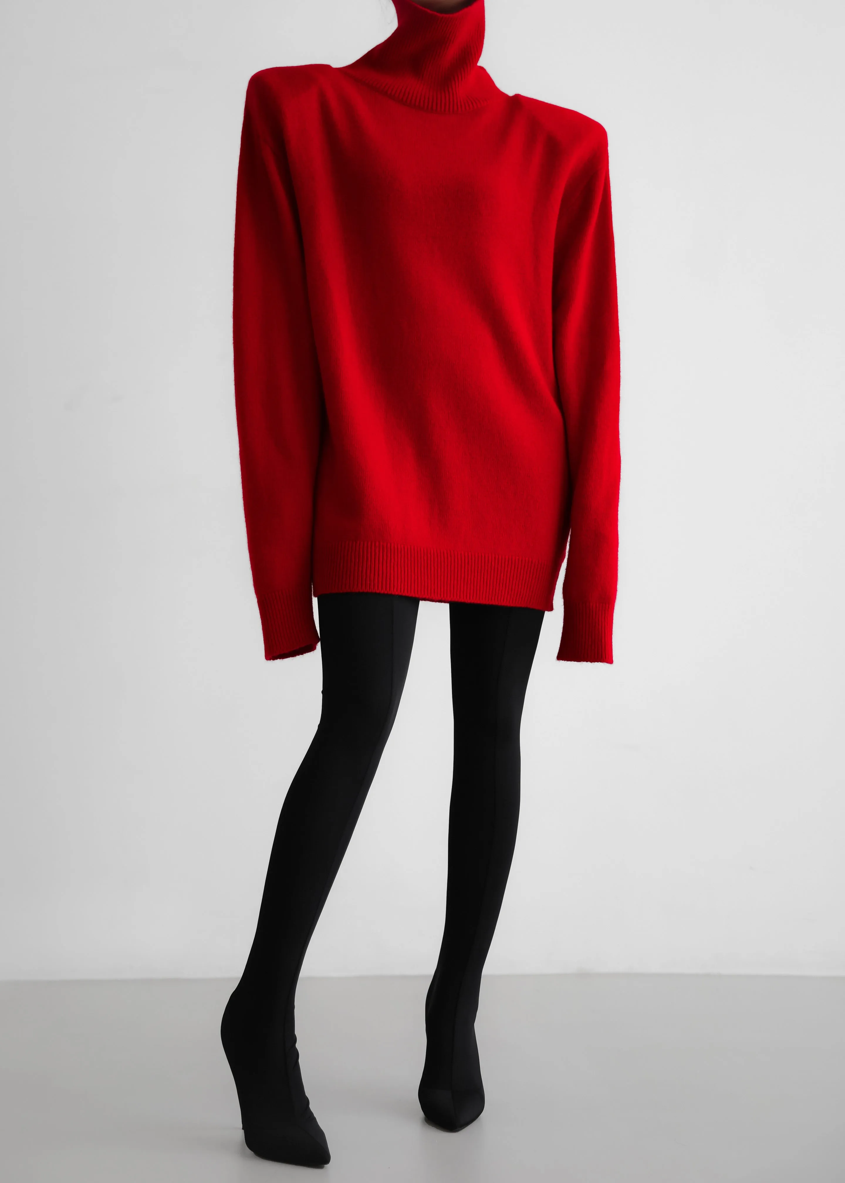 Emilia Mini Padded Sweater Dress - Red sold by Frankie Shop