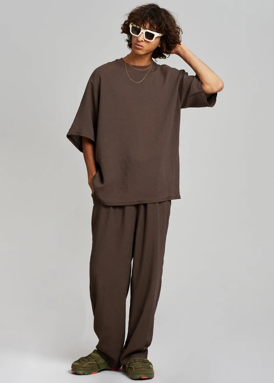 Brax Tee - Brown sold by Frankie Shop product image thumbnail 3