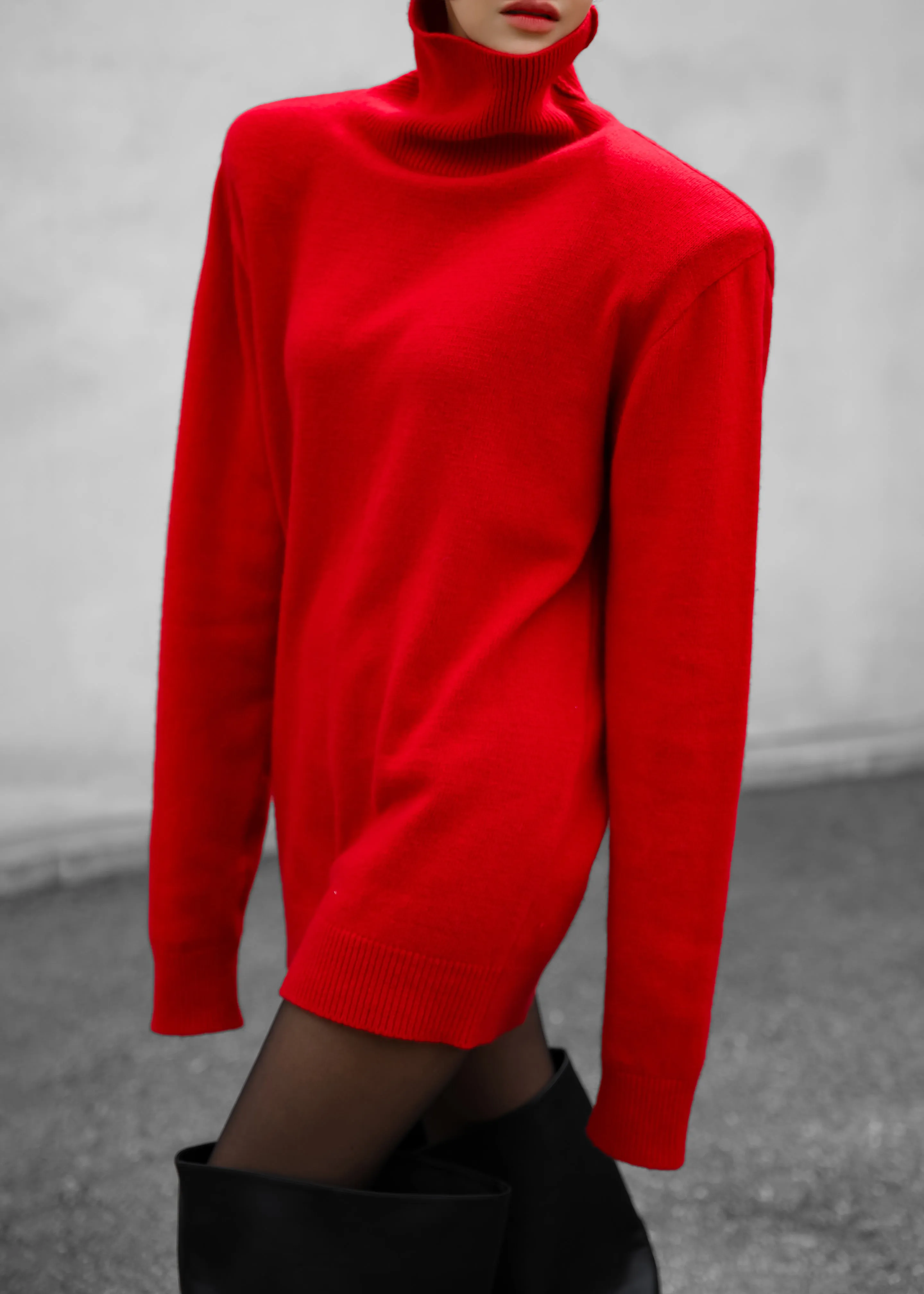Emilia Mini Padded Sweater Dress - Red sold by Frankie Shop product image thumbnail 4