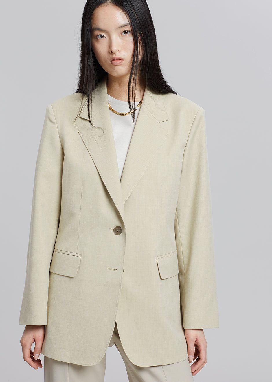 Kenya Blazer - Sand sold by Frankie Shop