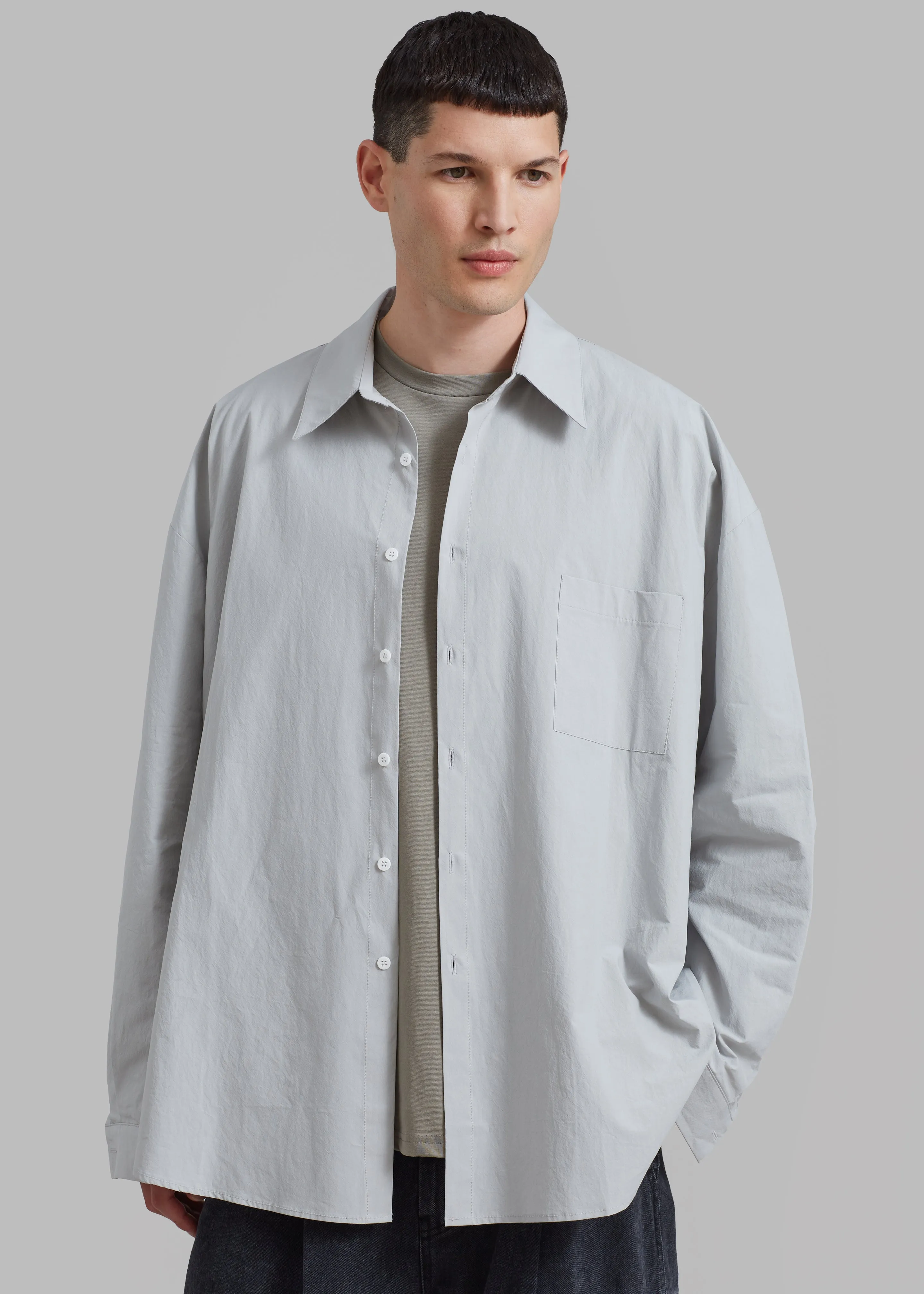 Darren Oversized Shirt - Grey sold by Frankie Shop product image thumbnail 2