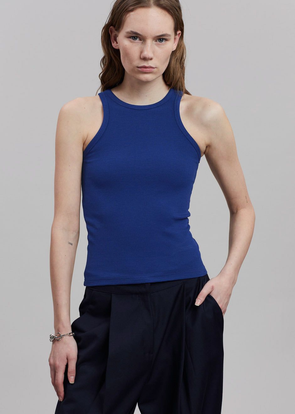 Corsy Ribbed Tank - Navy sold by Frankie Shop product image thumbnail 5