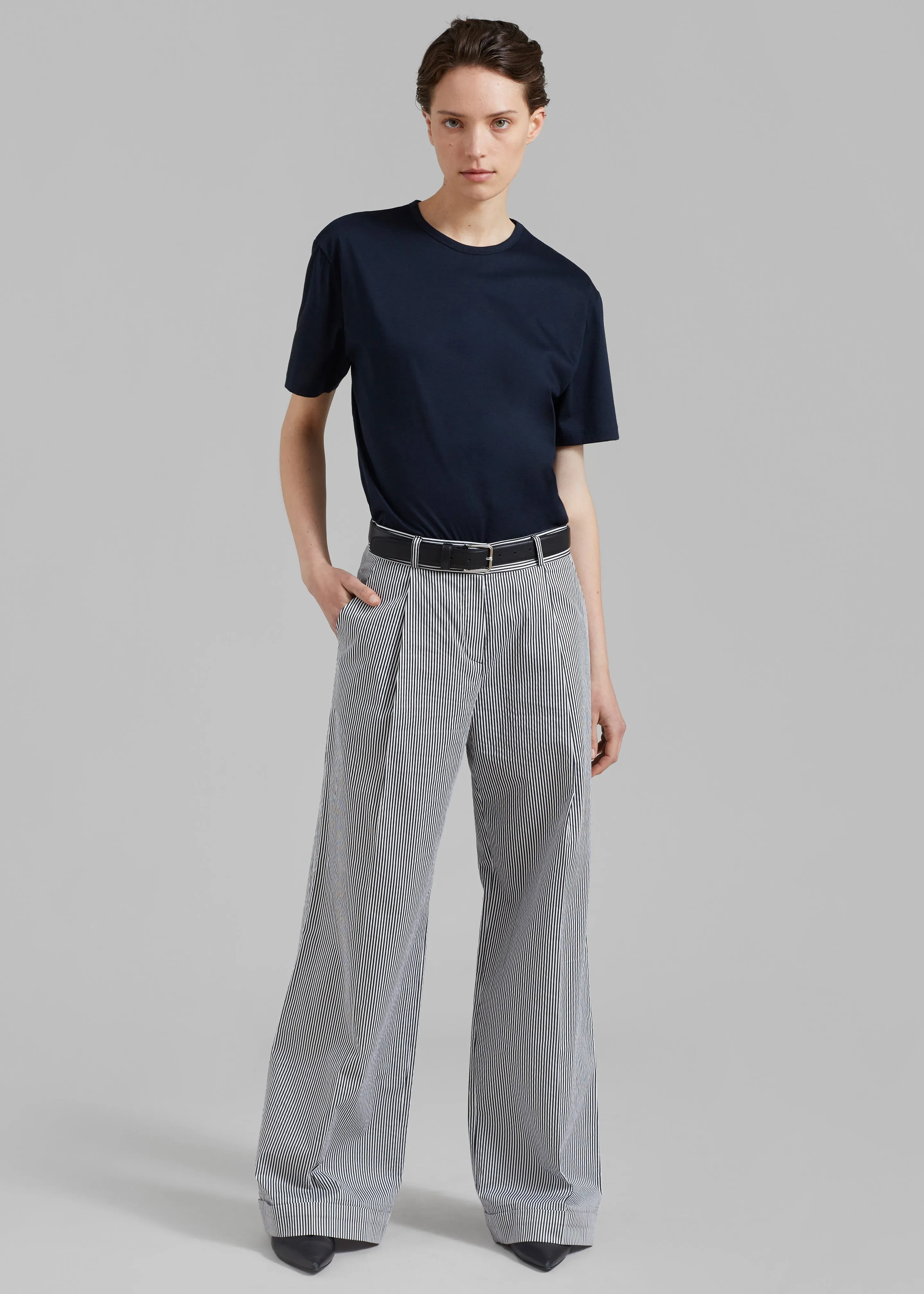 Addison Pants - Black Stripe sold by Frankie Shop