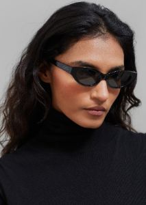 Karen Wazen Glamorous Sunglasses - Black sold by Frankie Shop