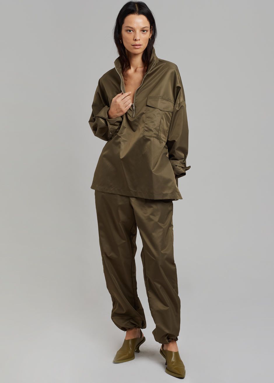 Kevin Track Pants - Khaki Brown sold by Frankie Shop