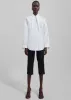Klara Long Collar Shirt - White sold by Frankie Shop