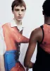 JW Anderson Profile Stud Printed Short Sleeve Shirt - White/Multi sold by Frankie Shop