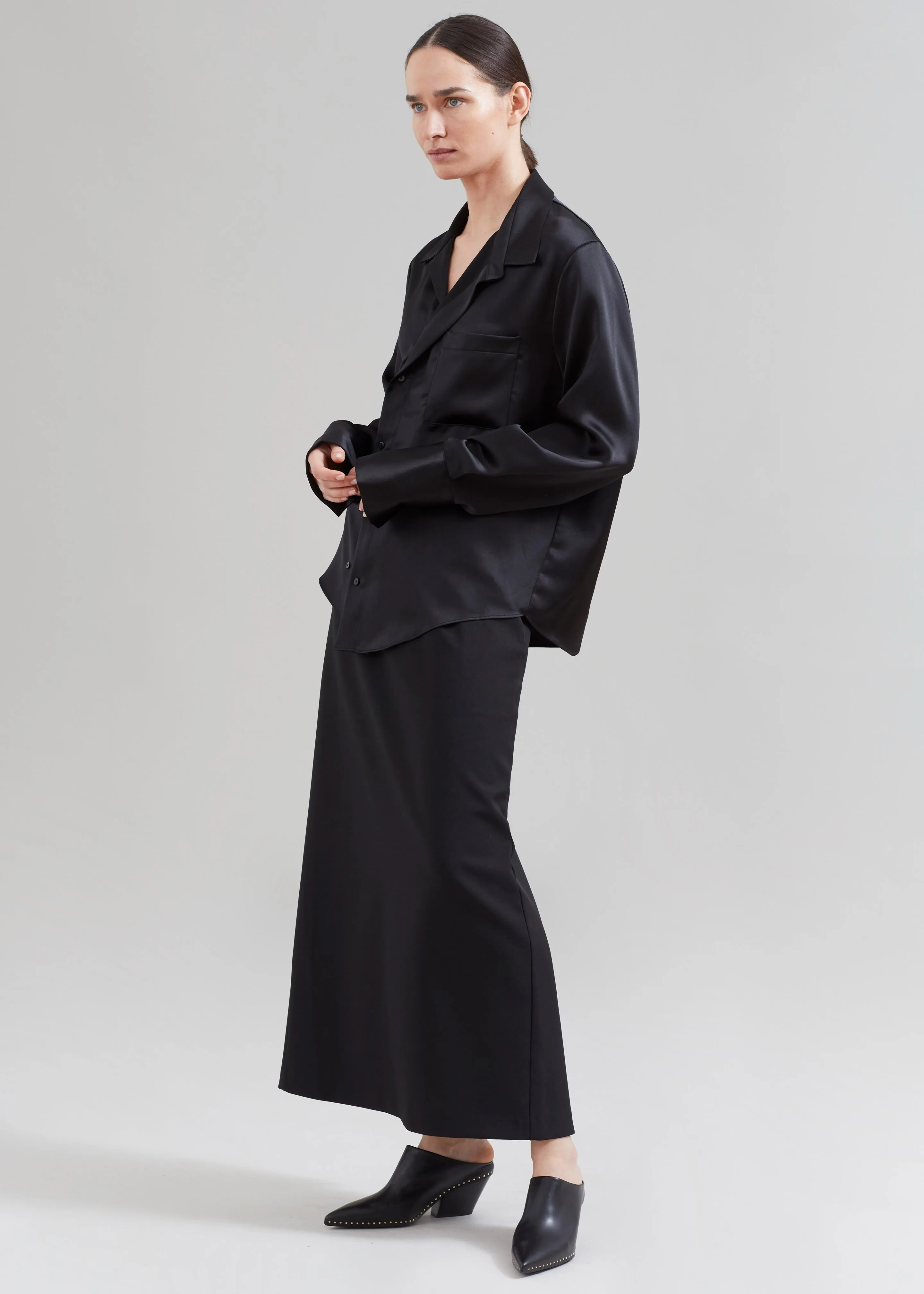 Demi Pencil Skirt - Black sold by Frankie Shop product image thumbnail 5