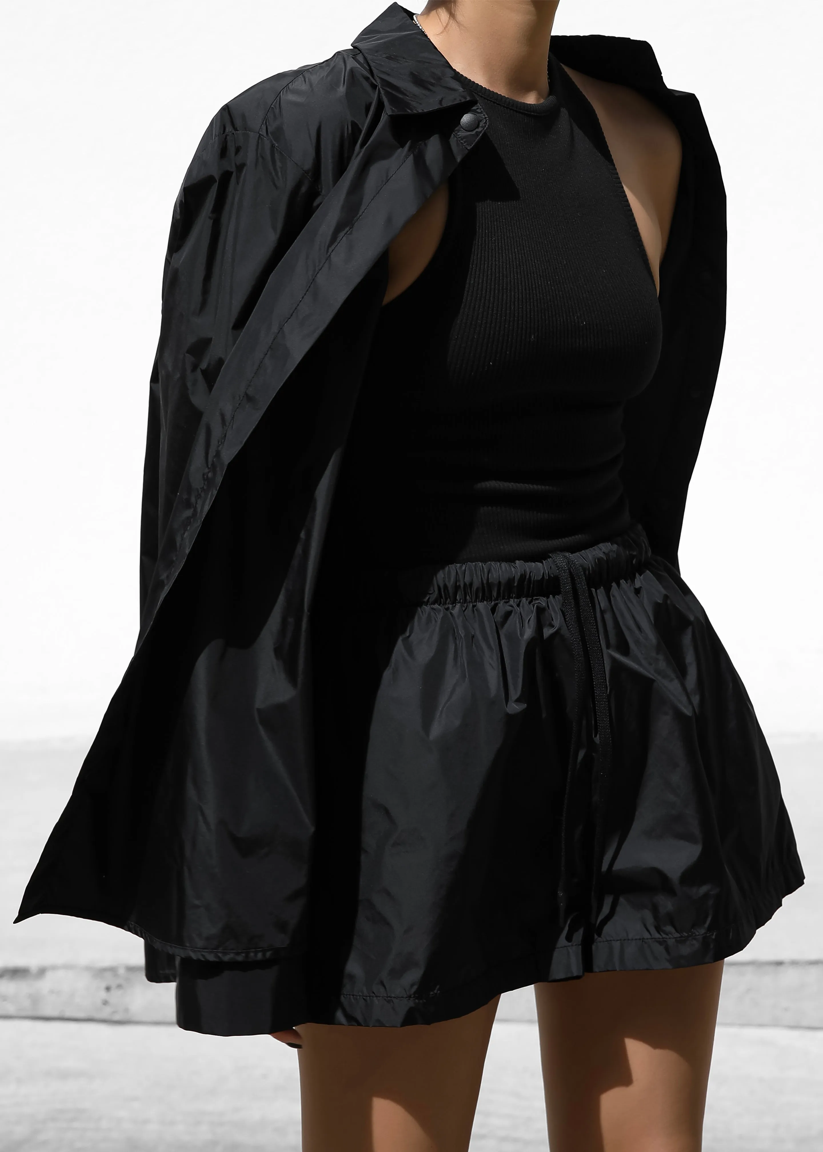 Lucy Open Back Oversized Shirt - Black sold by Frankie Shop product image thumbnail 5