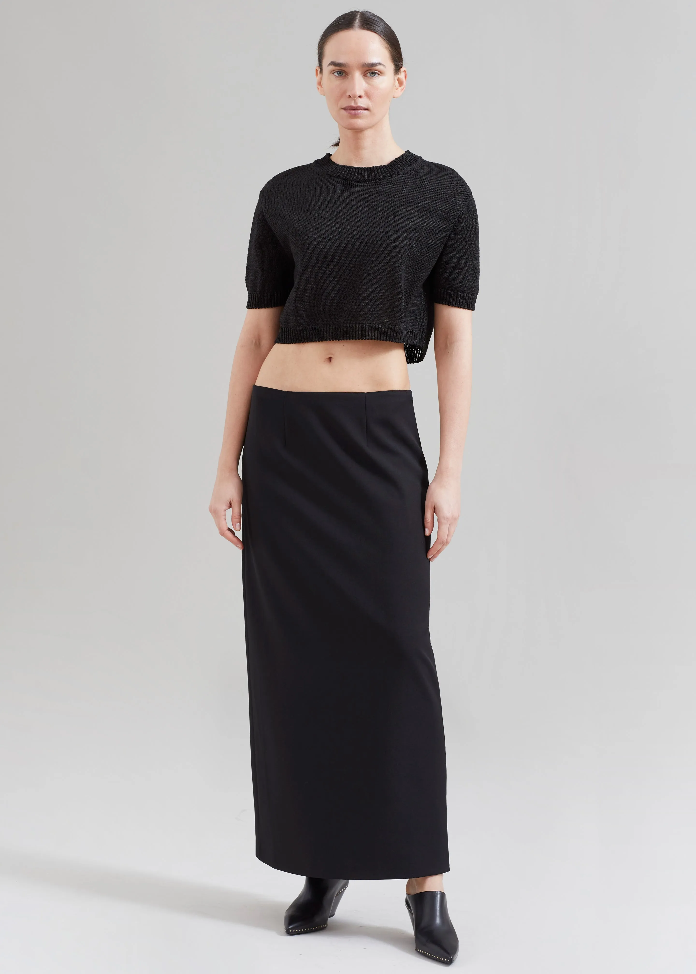 Demi Pencil Skirt - Black sold by Frankie Shop product image thumbnail 3