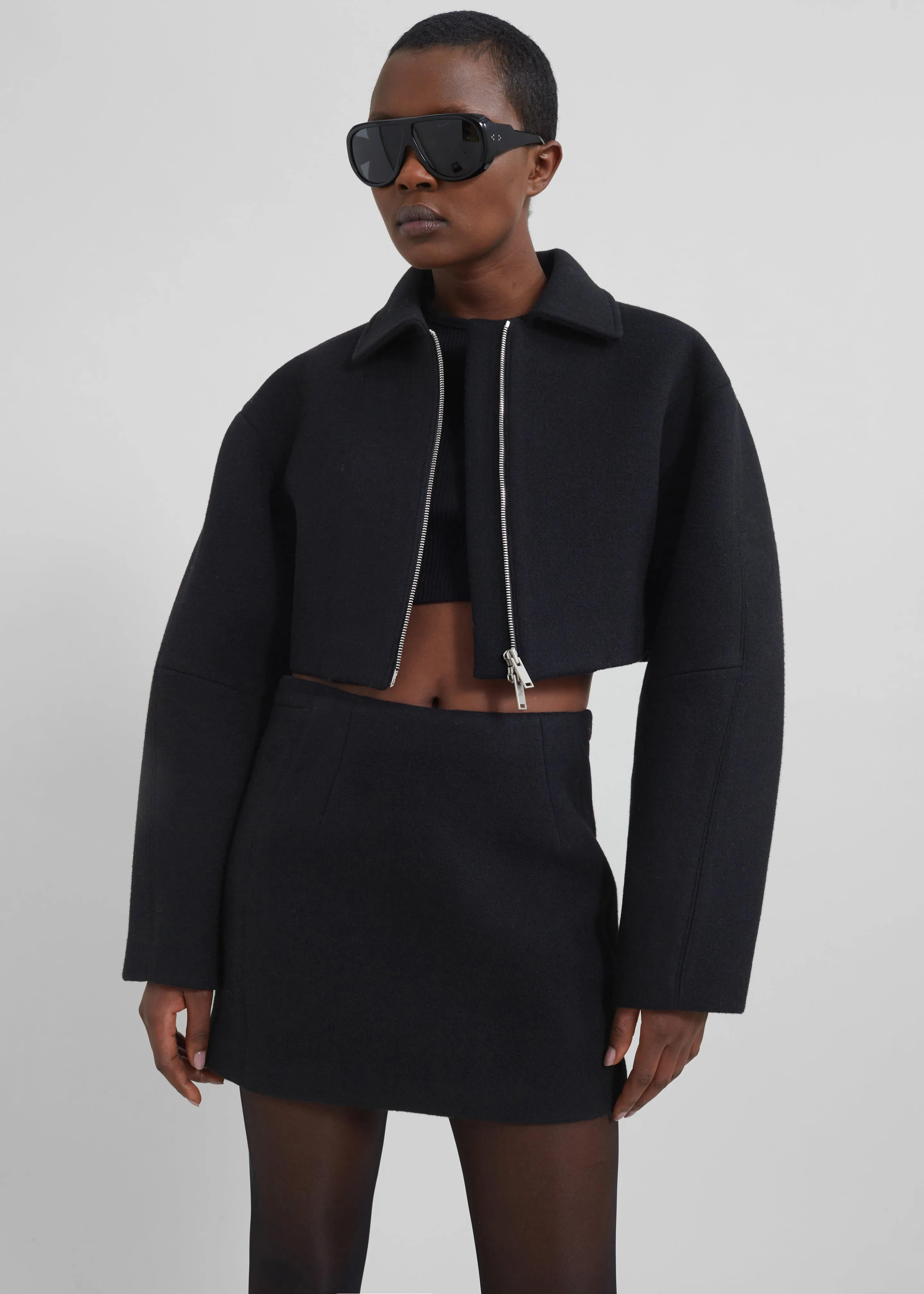 Kerrigan Wool Jacket - Black sold by Frankie Shop product image thumbnail 2