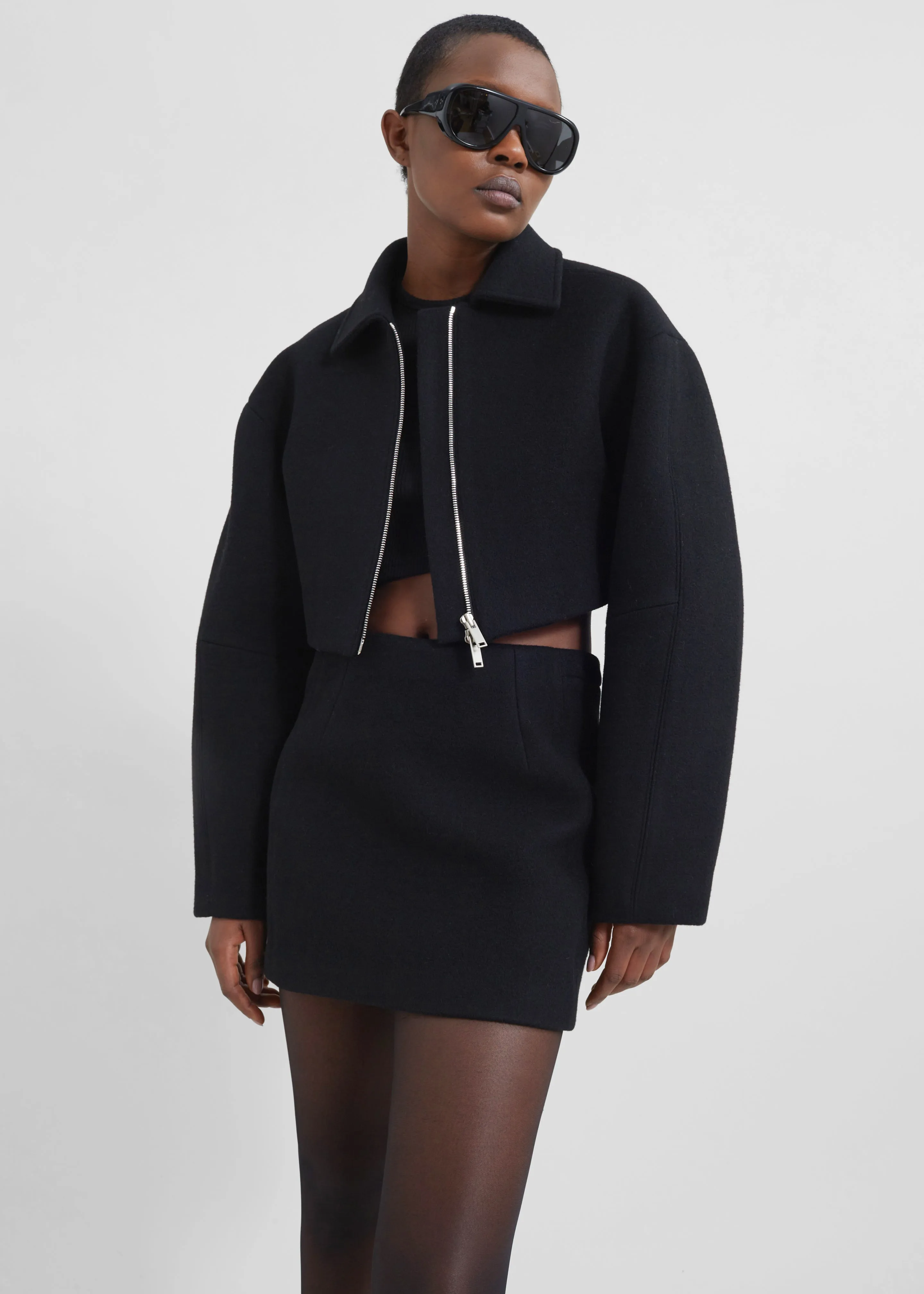 Kerrigan Wool Jacket - Black sold by Frankie Shop product image thumbnail 5
