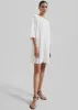 Loulou Studio Doni Crochet Dress - Ivory sold by Frankie Shop
