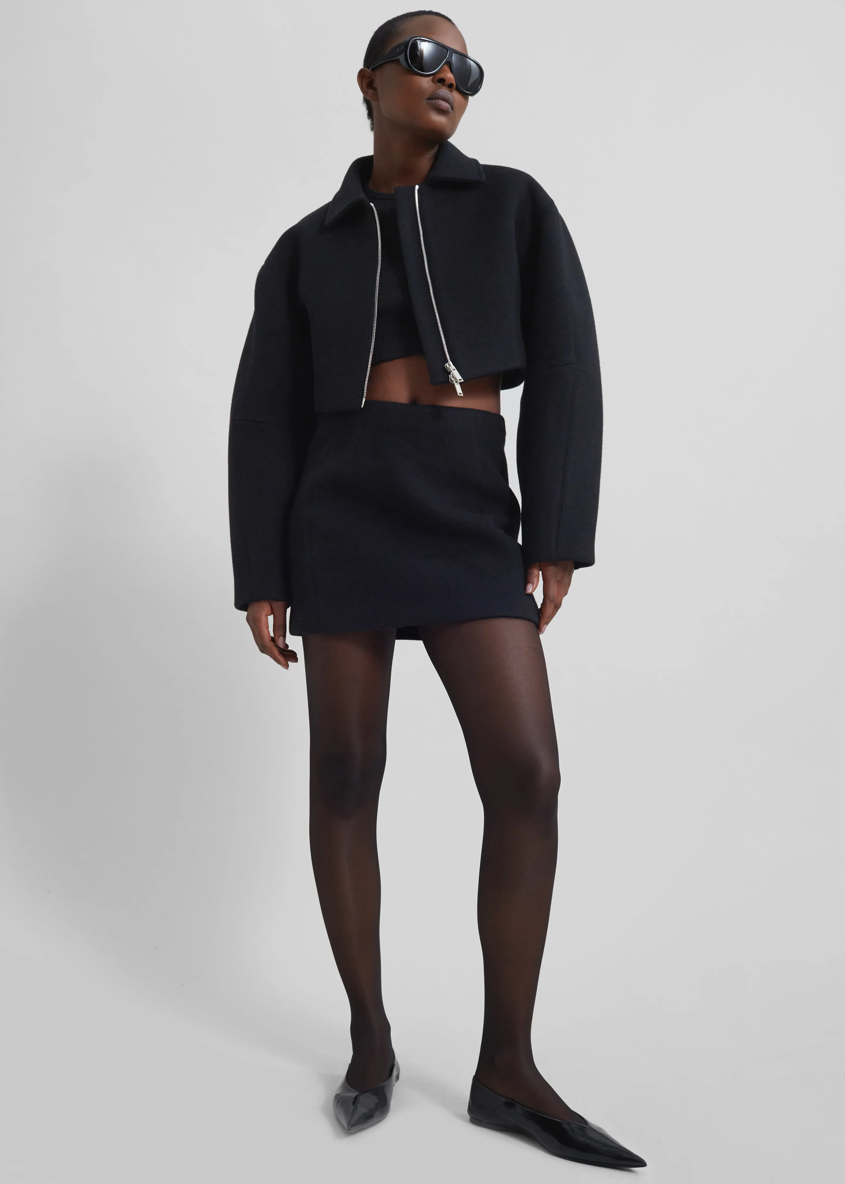 Kerrigan Wool Jacket - Black sold by Frankie Shop product image thumbnail 4