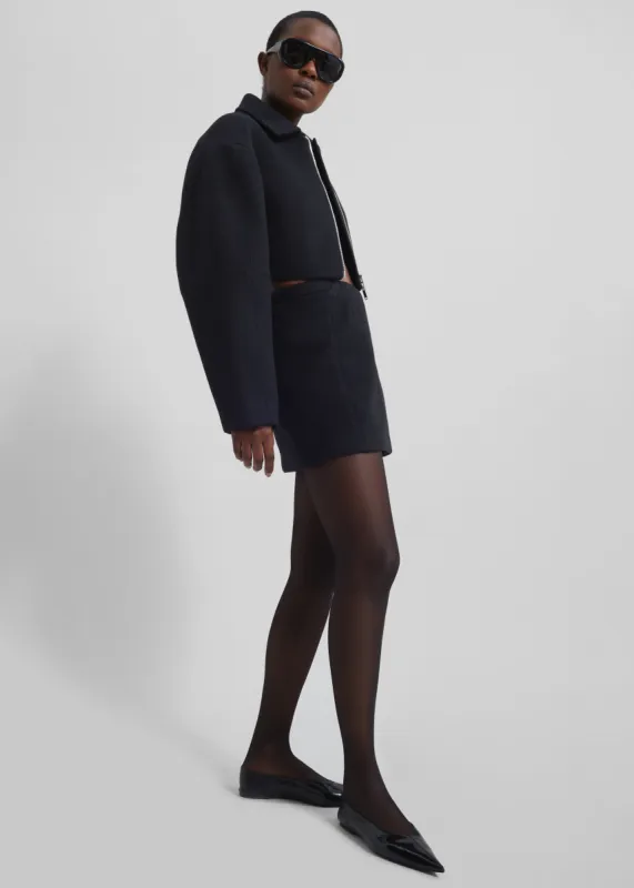 Kerrigan Wool Jacket - Black sold by Frankie Shop