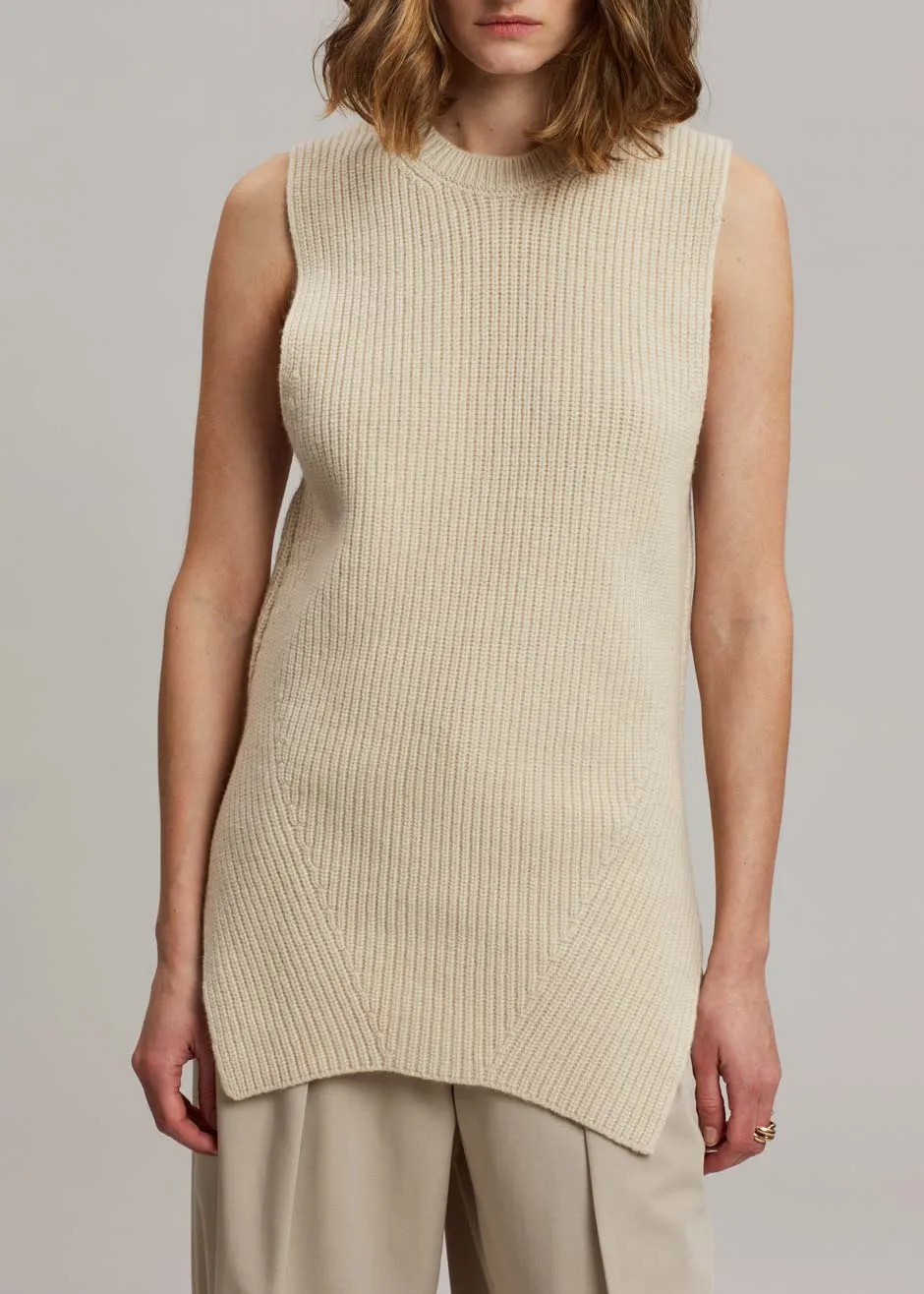 Nanushka Leela Knit Vest - Beige sold by Frankie Shop product image thumbnail 3