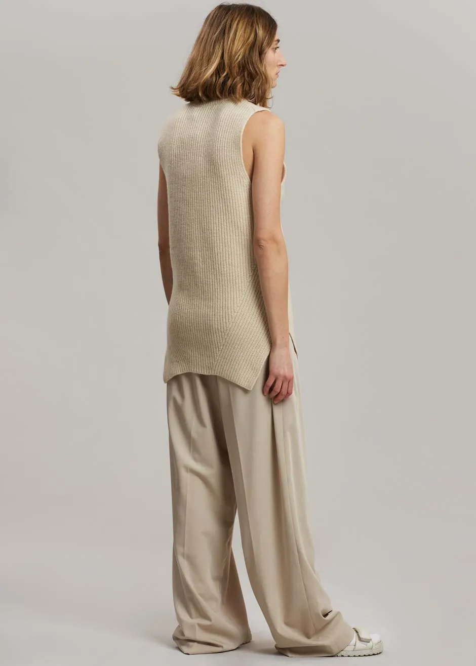 Nanushka Leela Knit Vest - Beige sold by Frankie Shop product image thumbnail 5
