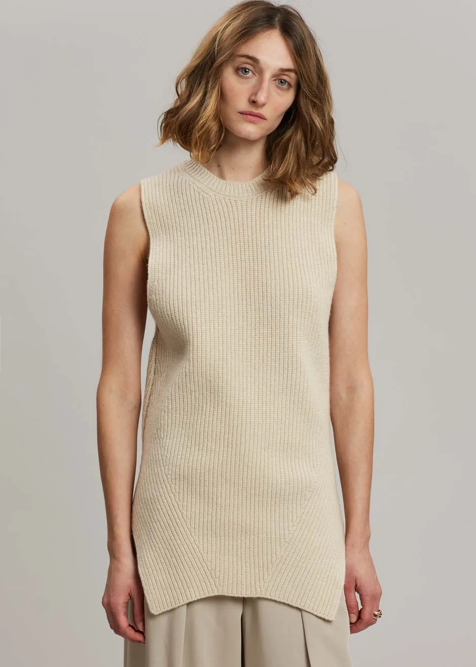 Nanushka Leela Knit Vest - Beige sold by Frankie Shop product image thumbnail 4