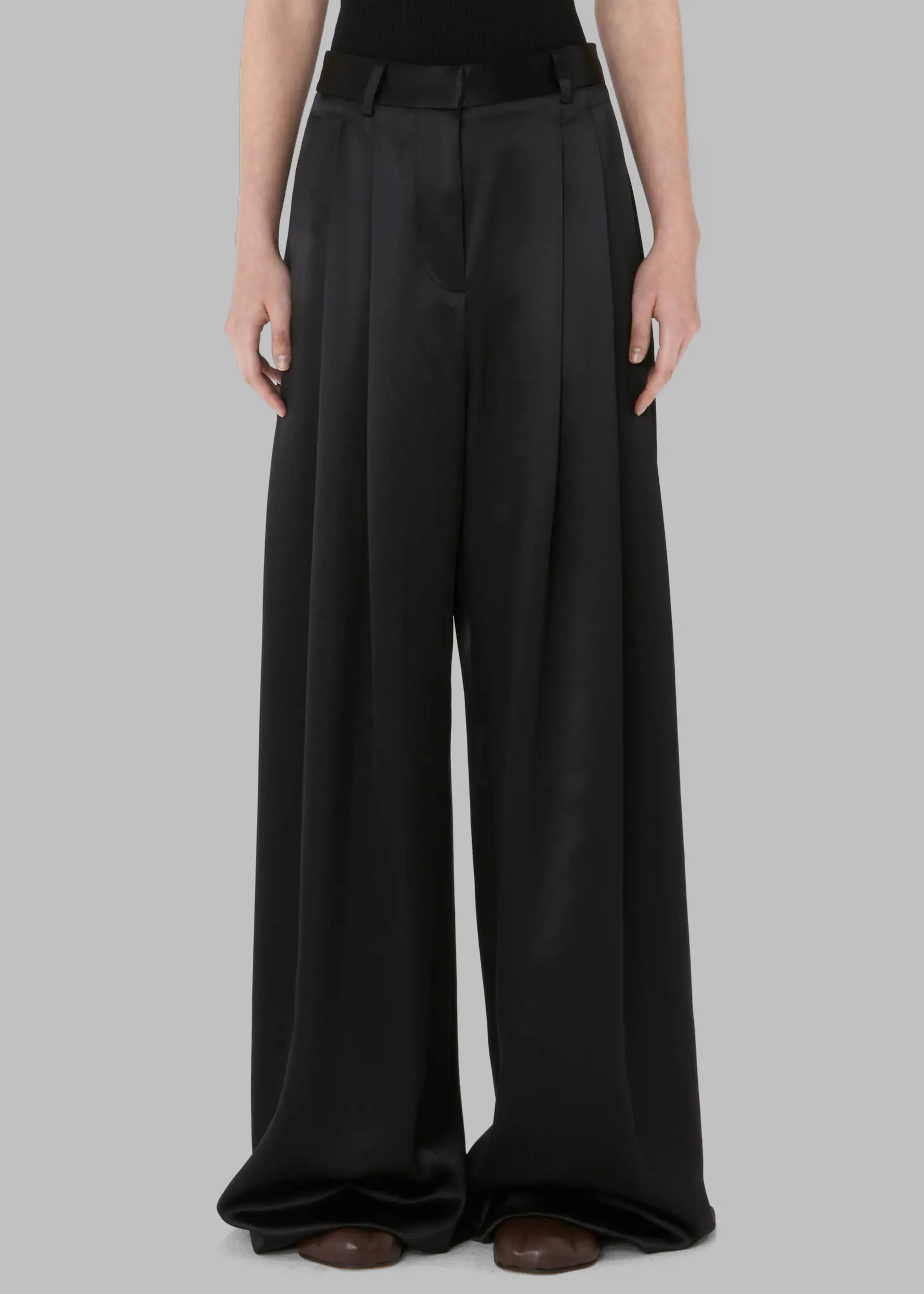 JW Anderson Wide Leg Trousers - Black sold by Frankie Shop product image thumbnail 2