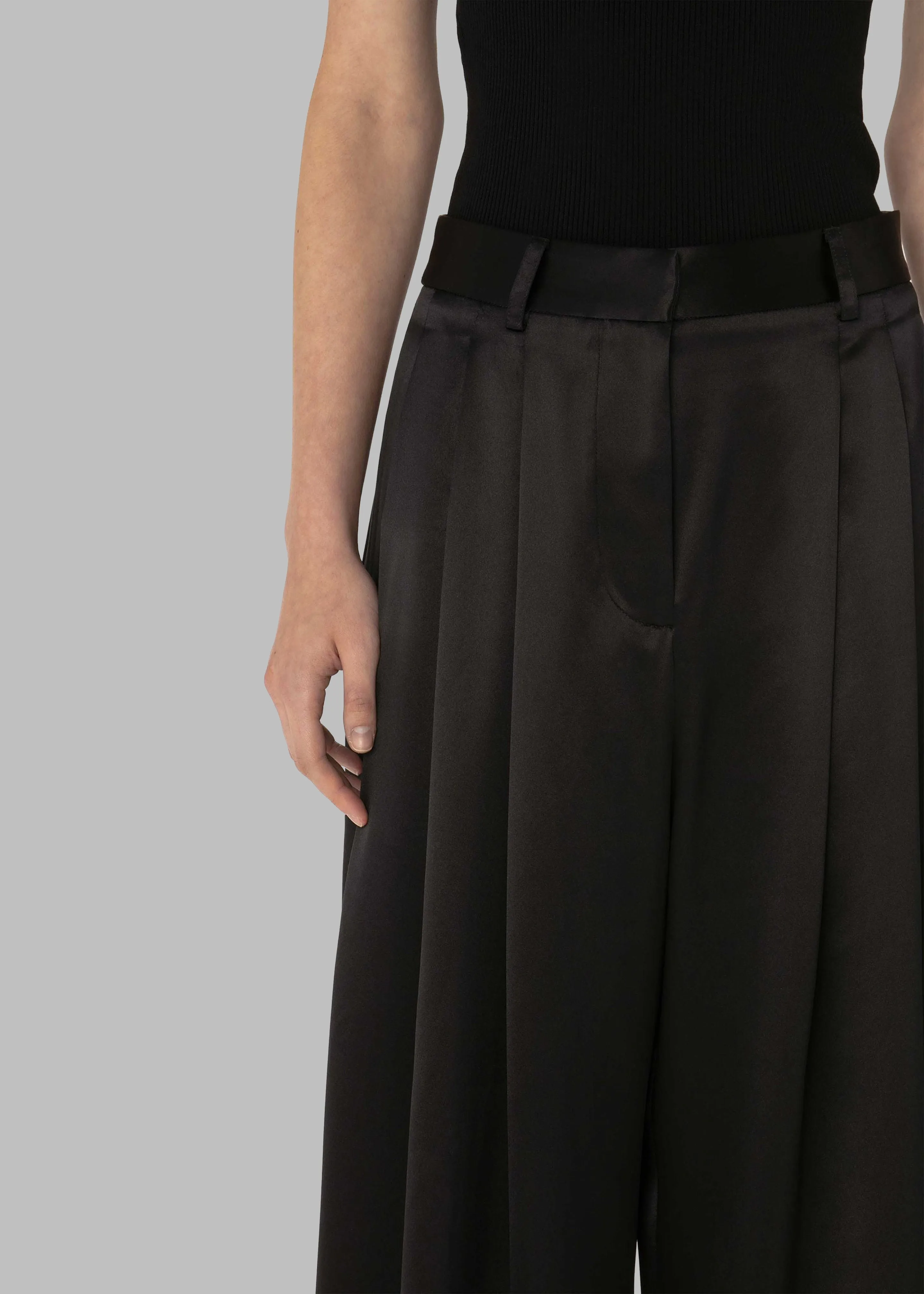 JW Anderson Wide Leg Trousers - Black sold by Frankie Shop product image thumbnail 4