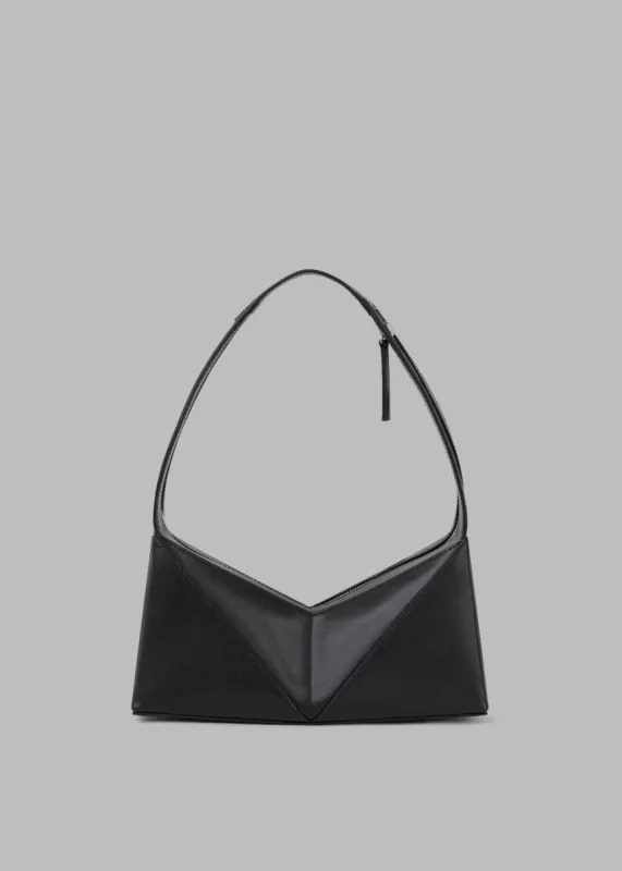Low Classic Folded Cube Shoulder Bag - Black | Parallel Low Classic Folded Cube Shoulder Bag - Black | Parallel