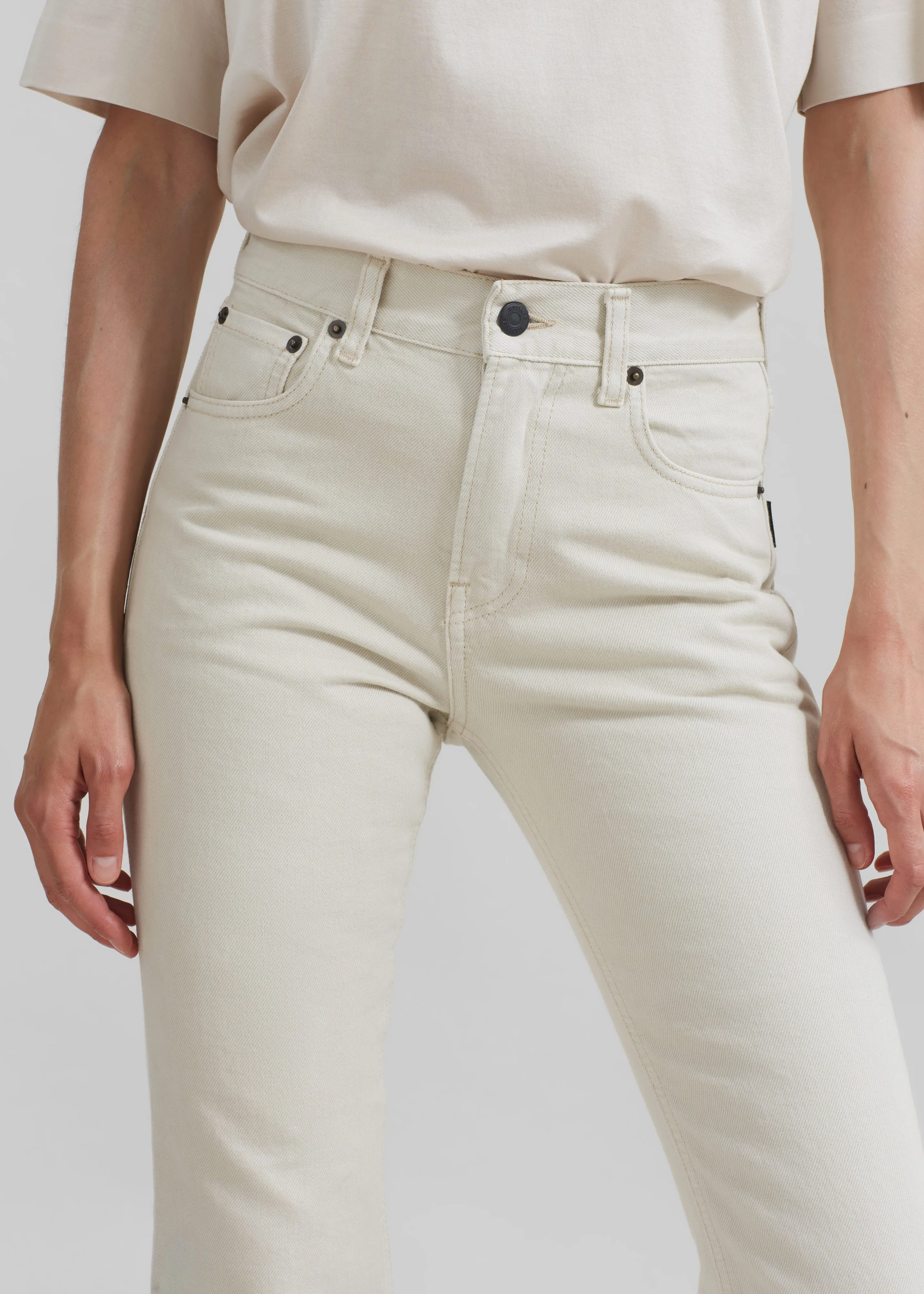 Haikure Flora Flared Jeans - Natural sold by Frankie Shop product image thumbnail 3