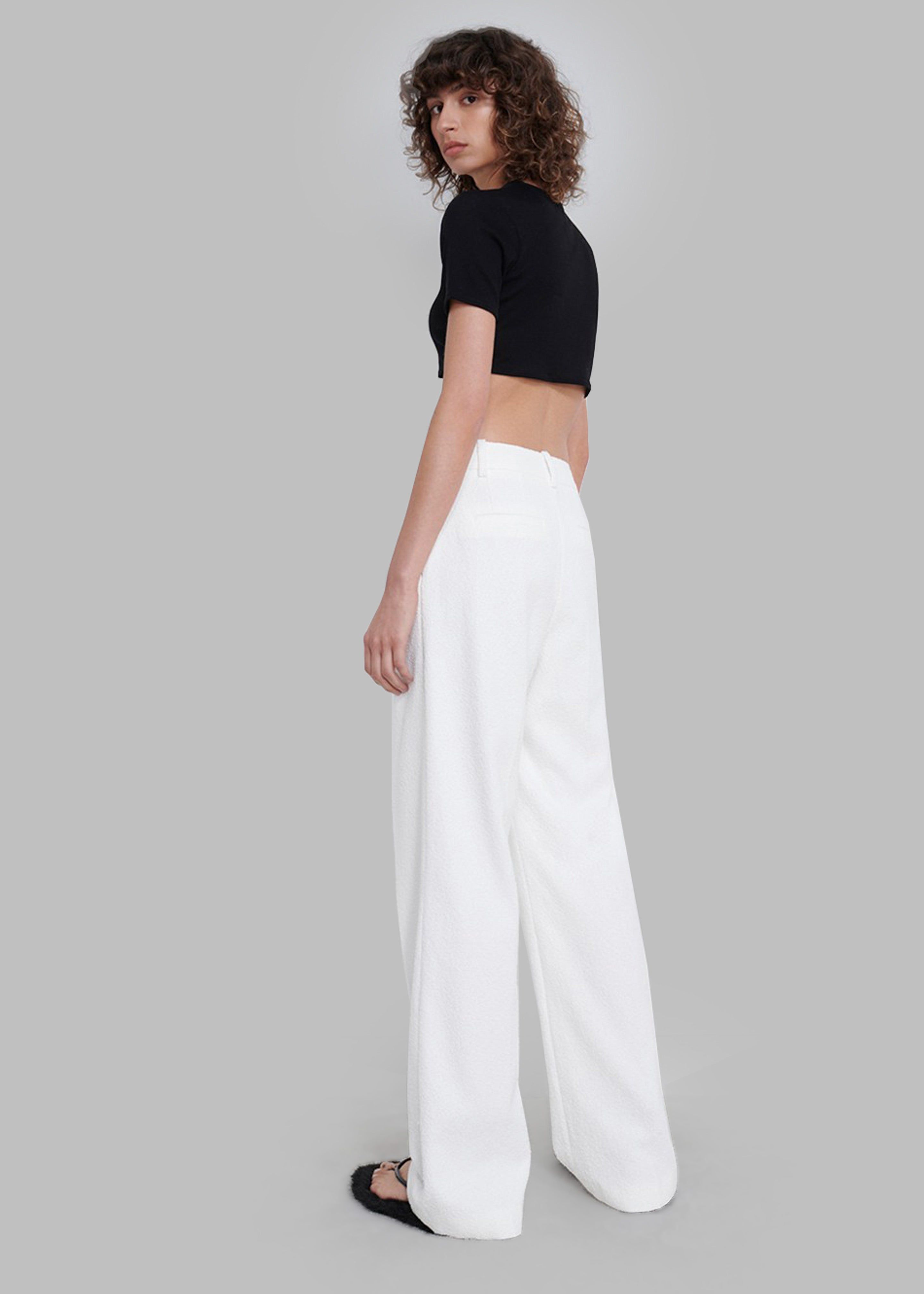 Loulou Studio Tabira Bouclé Pants - Ivory sold by Frankie Shop product image thumbnail 4