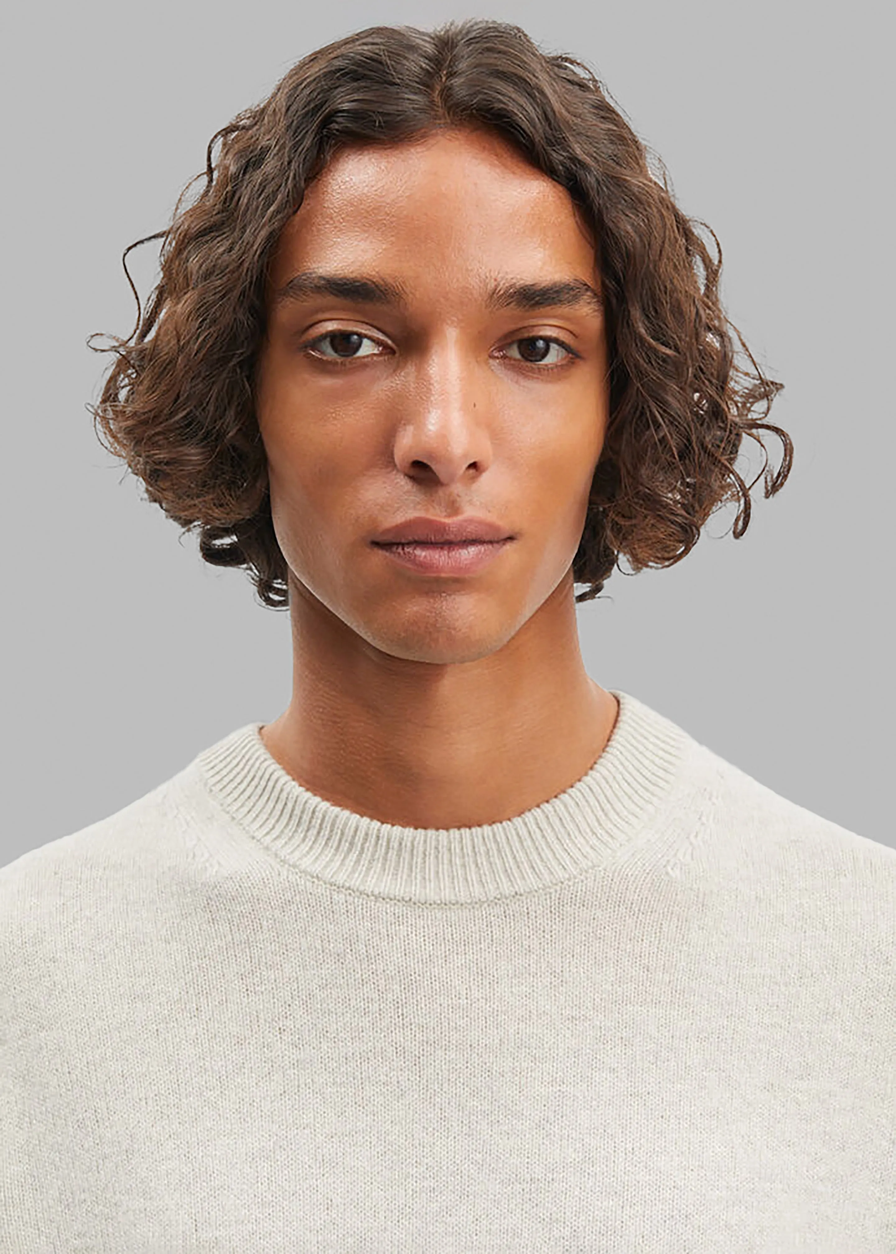 Samsøe Samsøe Isak Knit Sweater - Silver Lining sold by Frankie Shop product image thumbnail 2