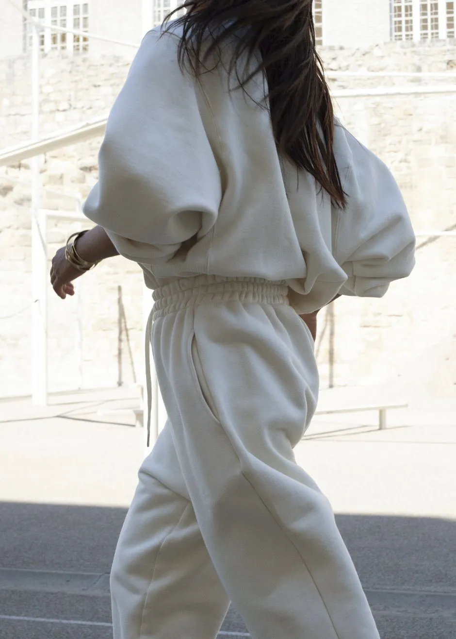 Vanessa Sweatpants - Vanilla sold by Frankie Shop product image thumbnail 3