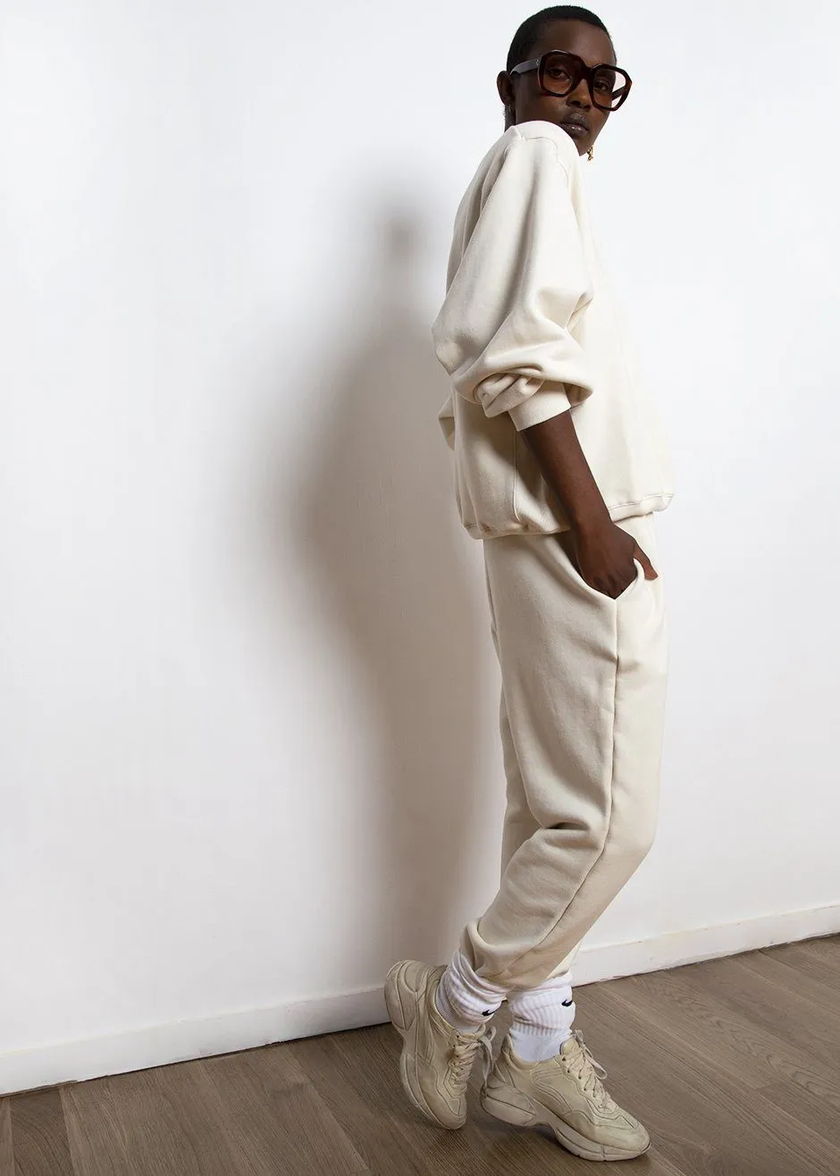 Vanessa Sweatpants - Vanilla sold by Frankie Shop product image thumbnail 5