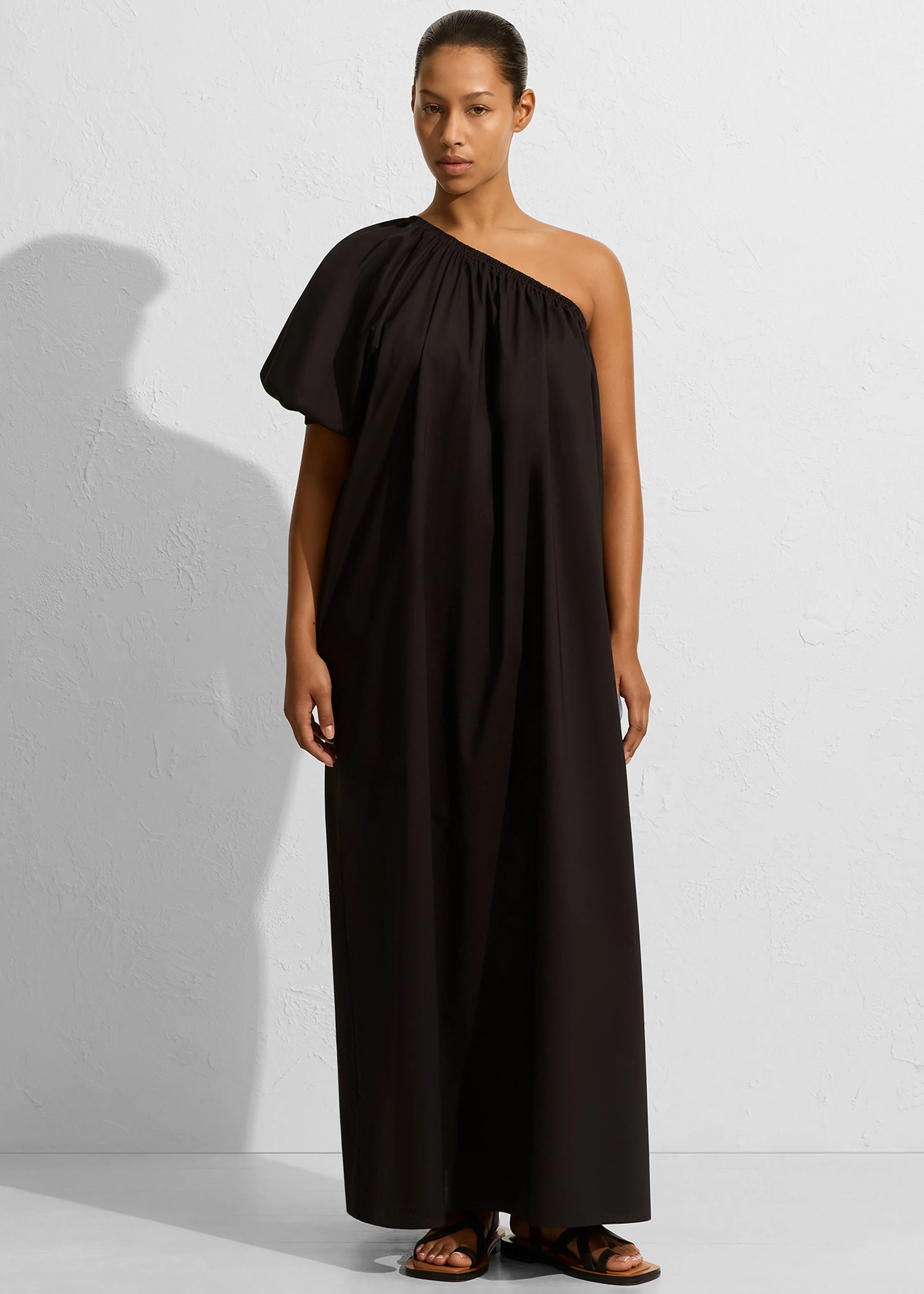 Matteau One Shoulder Maxi Dress - Black sold by Frankie Shop