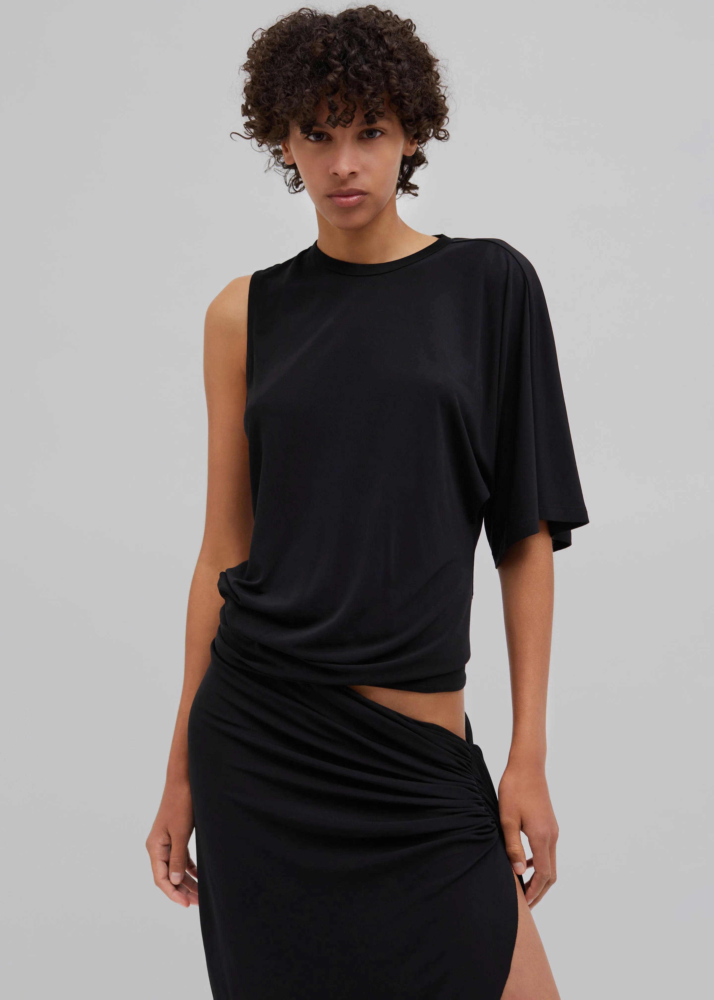 Christopher Esber Monstera Cut Wrap Dress - Black sold by Frankie Shop product image thumbnail 3