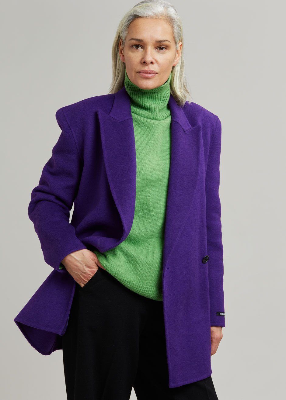 Mila Belted Jacket - Berry sold by Frankie Shop product image thumbnail 2