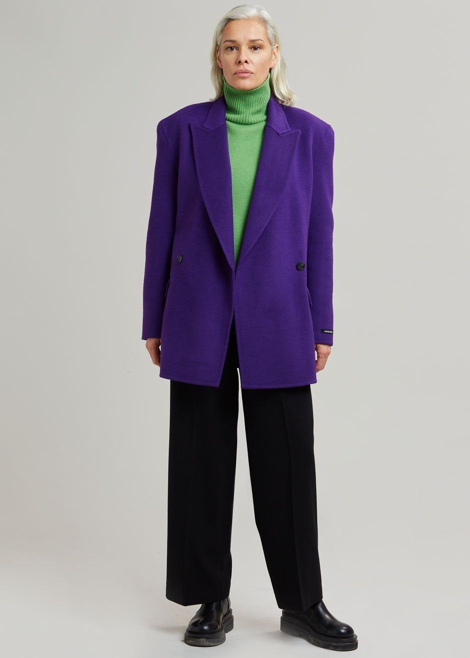 Mila Belted Jacket - Berry sold by Frankie Shop product image thumbnail 3