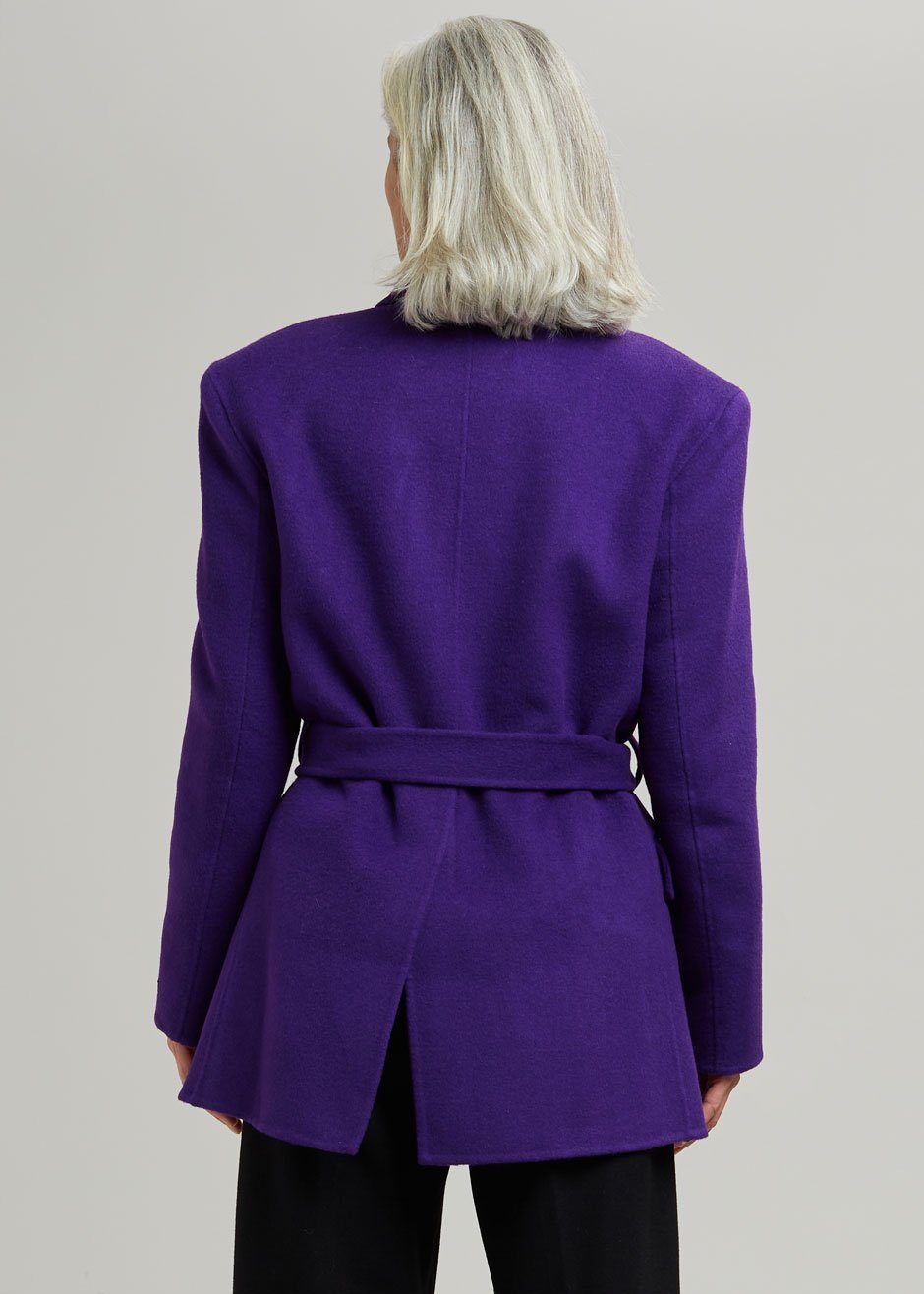 Mila Belted Jacket - Berry sold by Frankie Shop product image thumbnail 7