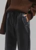 Grayson Faux Leather Pants - Black sold by Frankie Shop