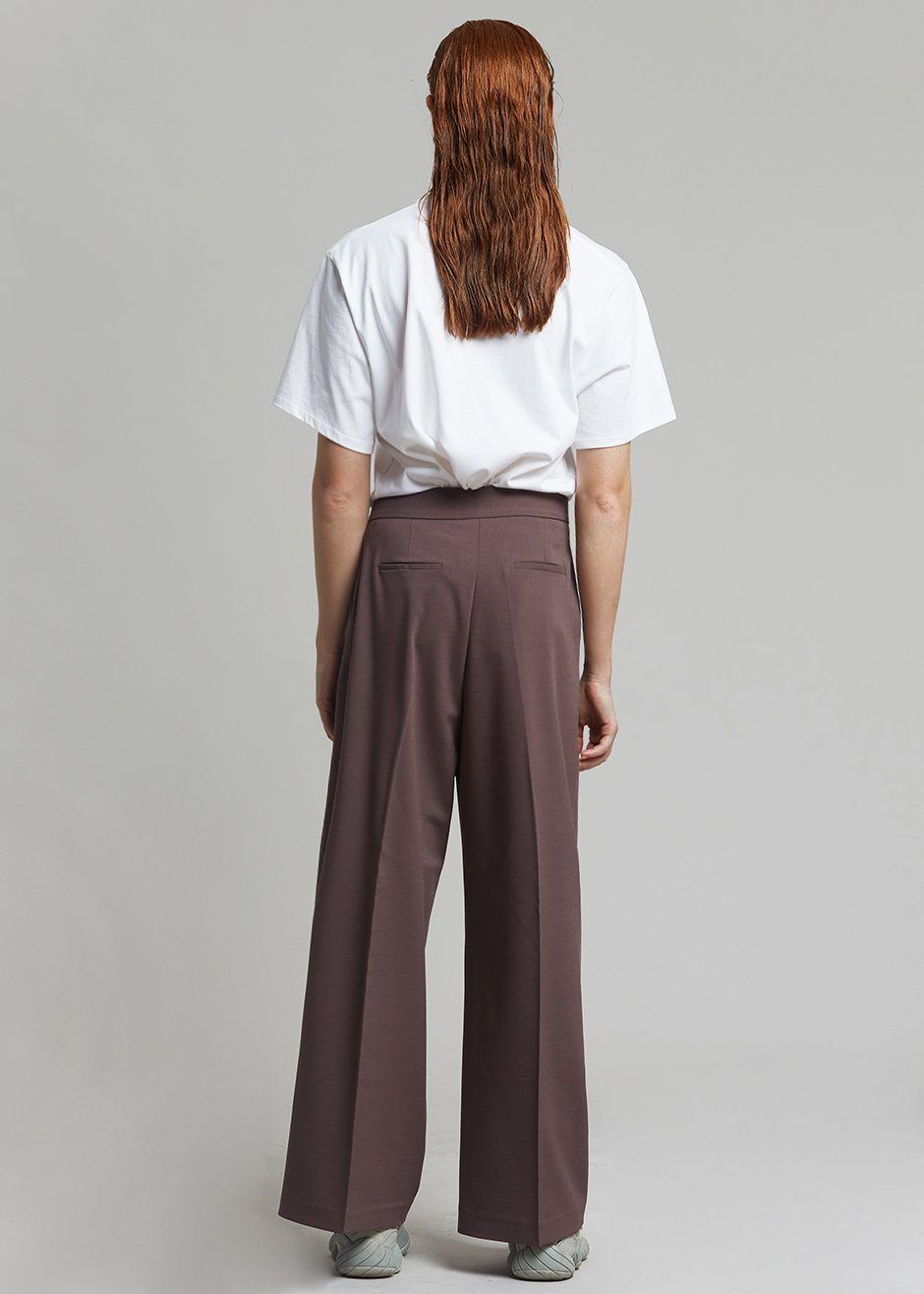 Livia Suit Pants - Prune sold by Frankie Shop product image thumbnail 7