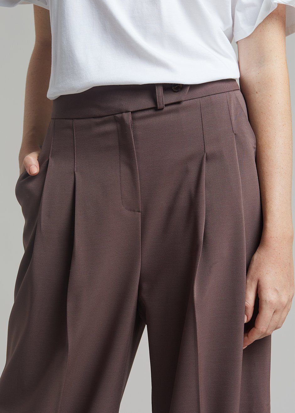 Livia Suit Pants - Prune sold by Frankie Shop product image thumbnail 2