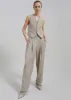 Gelso Waistcoat - Light Taupe Melange sold by Frankie Shop