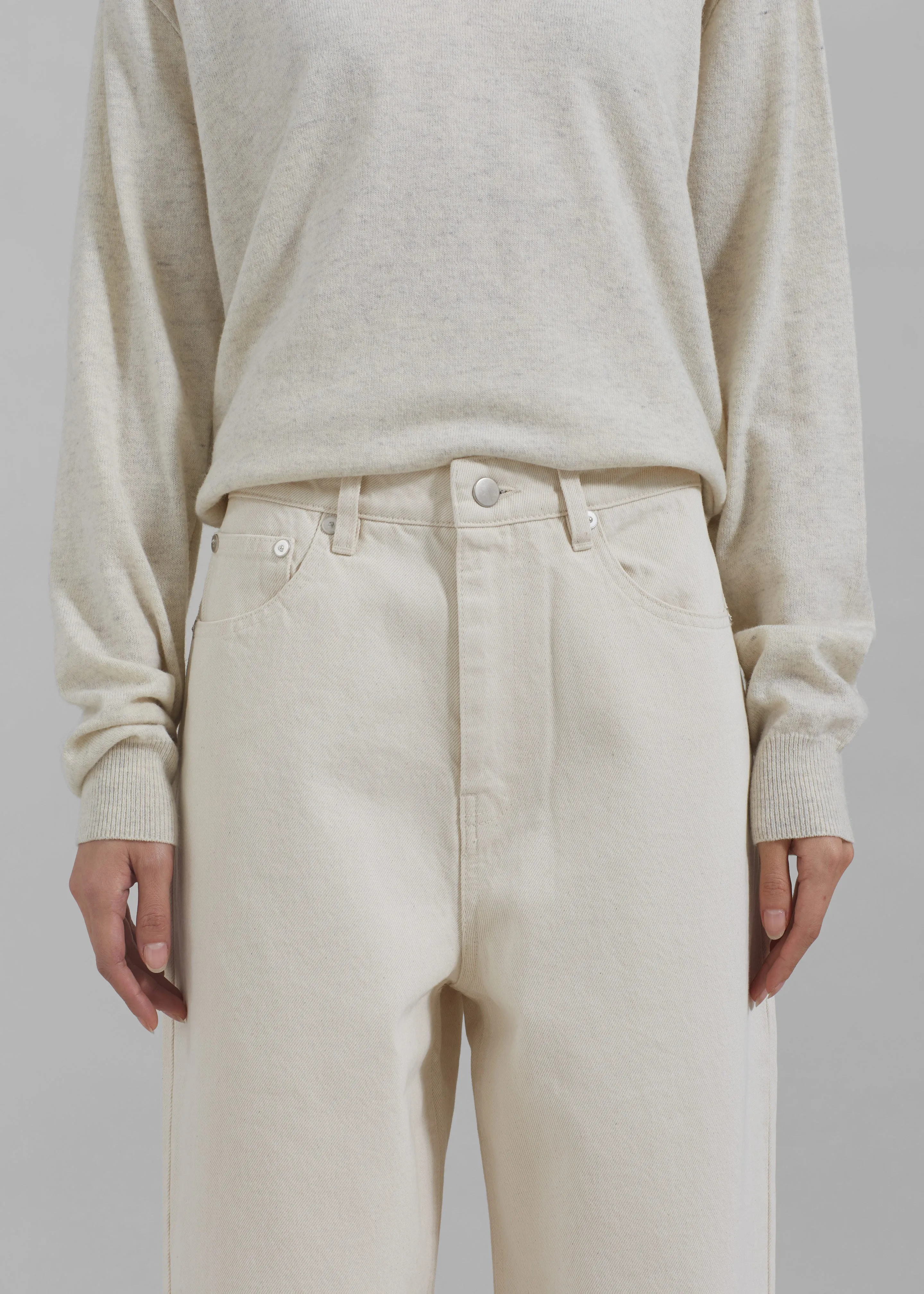 Mya Jeans - Cream sold by Frankie Shop product image thumbnail 5