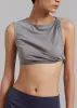 Christopher Esber Gesine Twisted Crop - Concrete sold by Frankie Shop