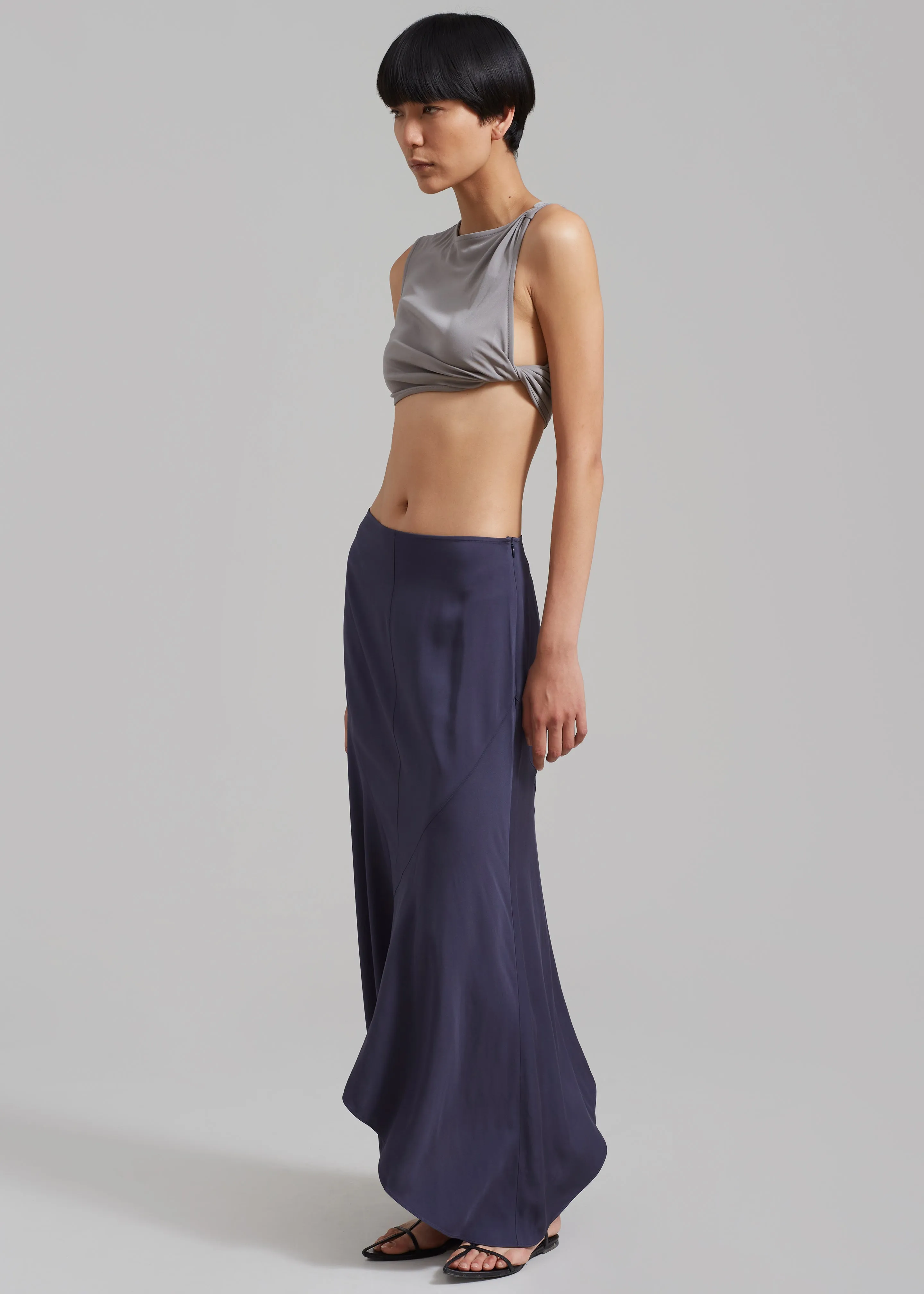 Christopher Esber Gesine Twisted Crop - Concrete sold by Frankie Shop product image thumbnail 2