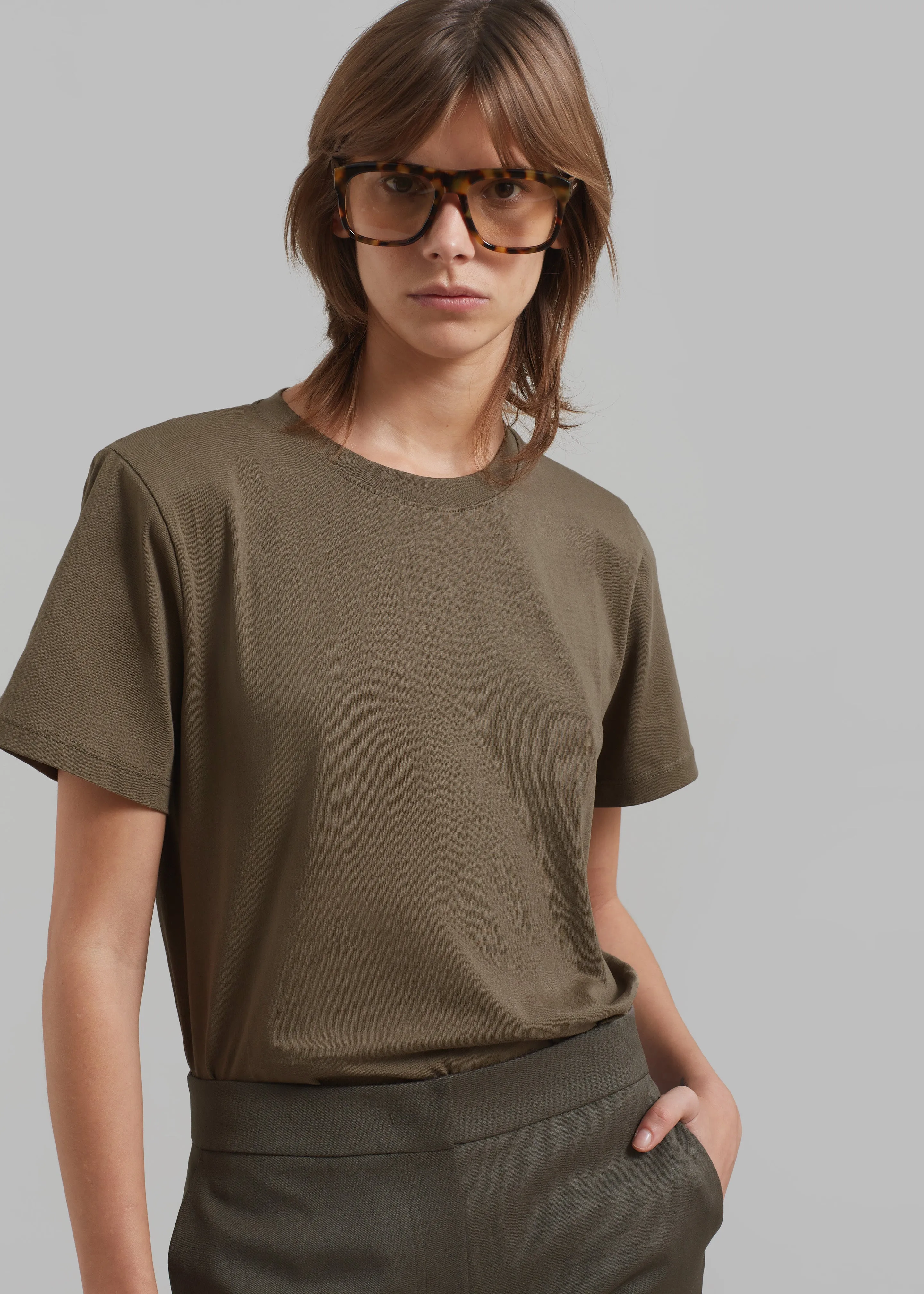 Lany Padded Tee - Olive sold by Frankie Shop product image thumbnail 2