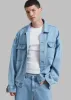Connor Oversized Denim Jacket - Worn Wash sold by Frankie Shop