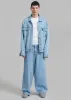 Connor Oversized Denim Jacket - Worn Wash sold by Frankie Shop